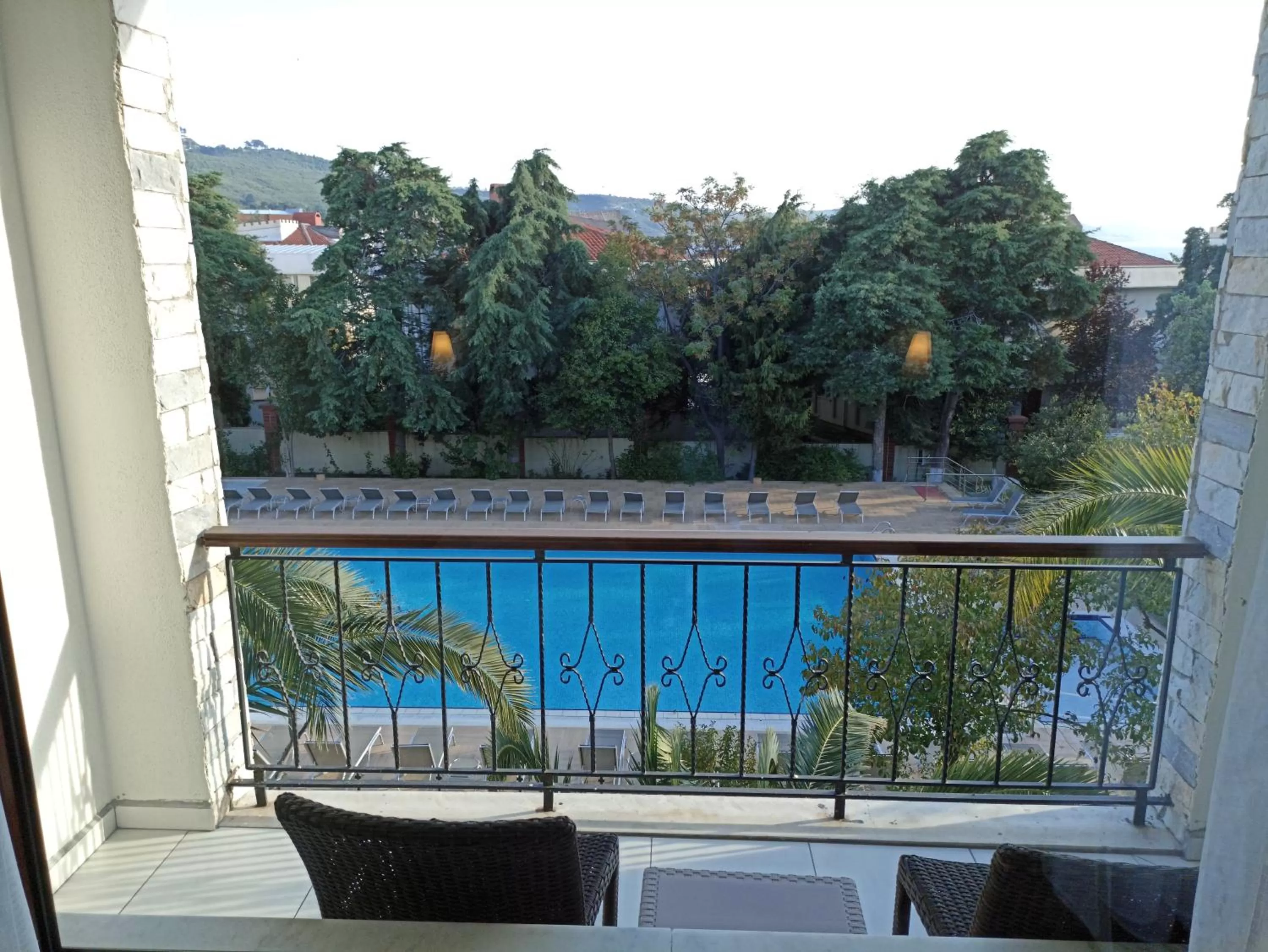 Pool view in Iris Hotel & Spa