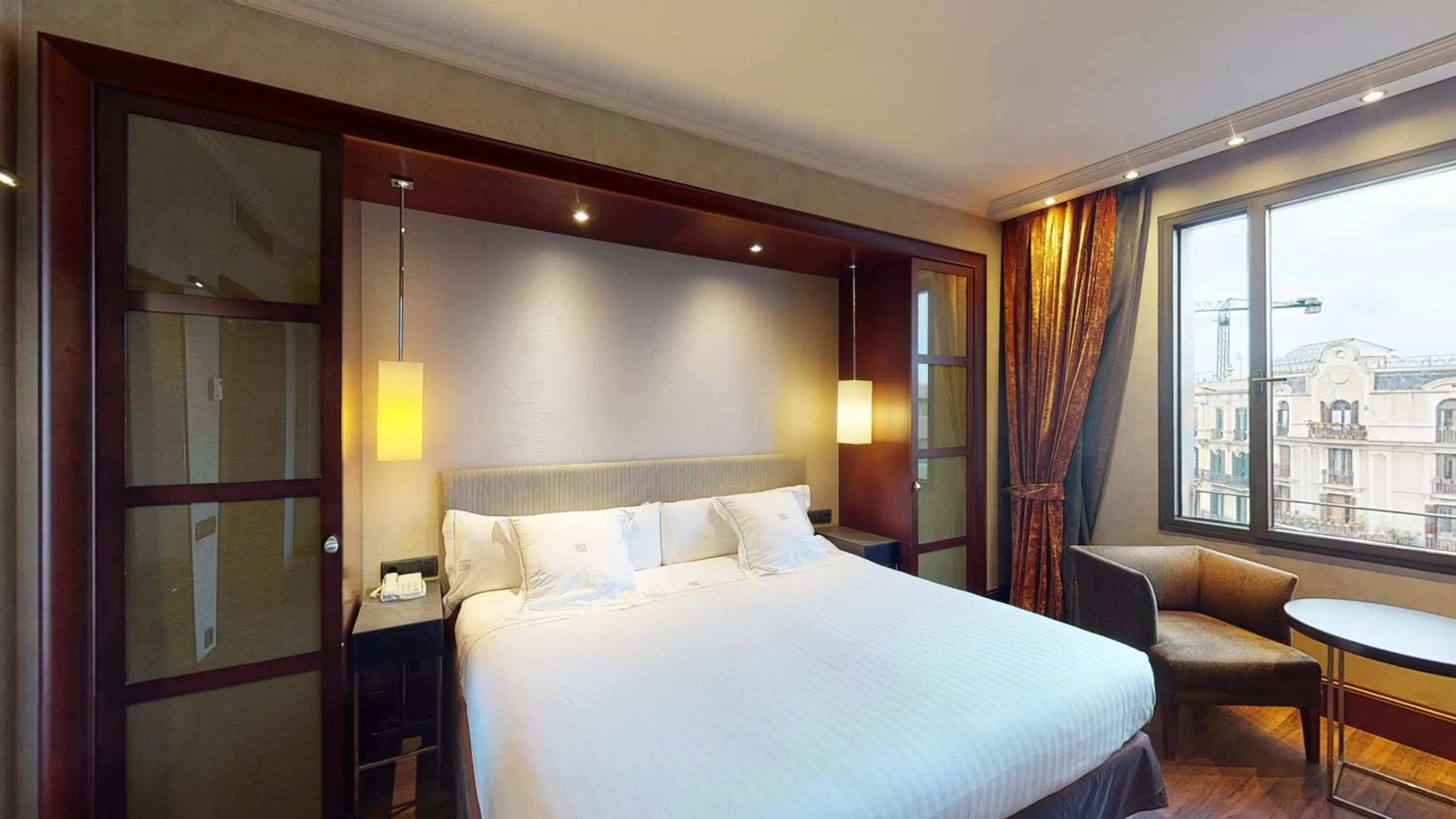 Bed in Hotel Barcelona Center