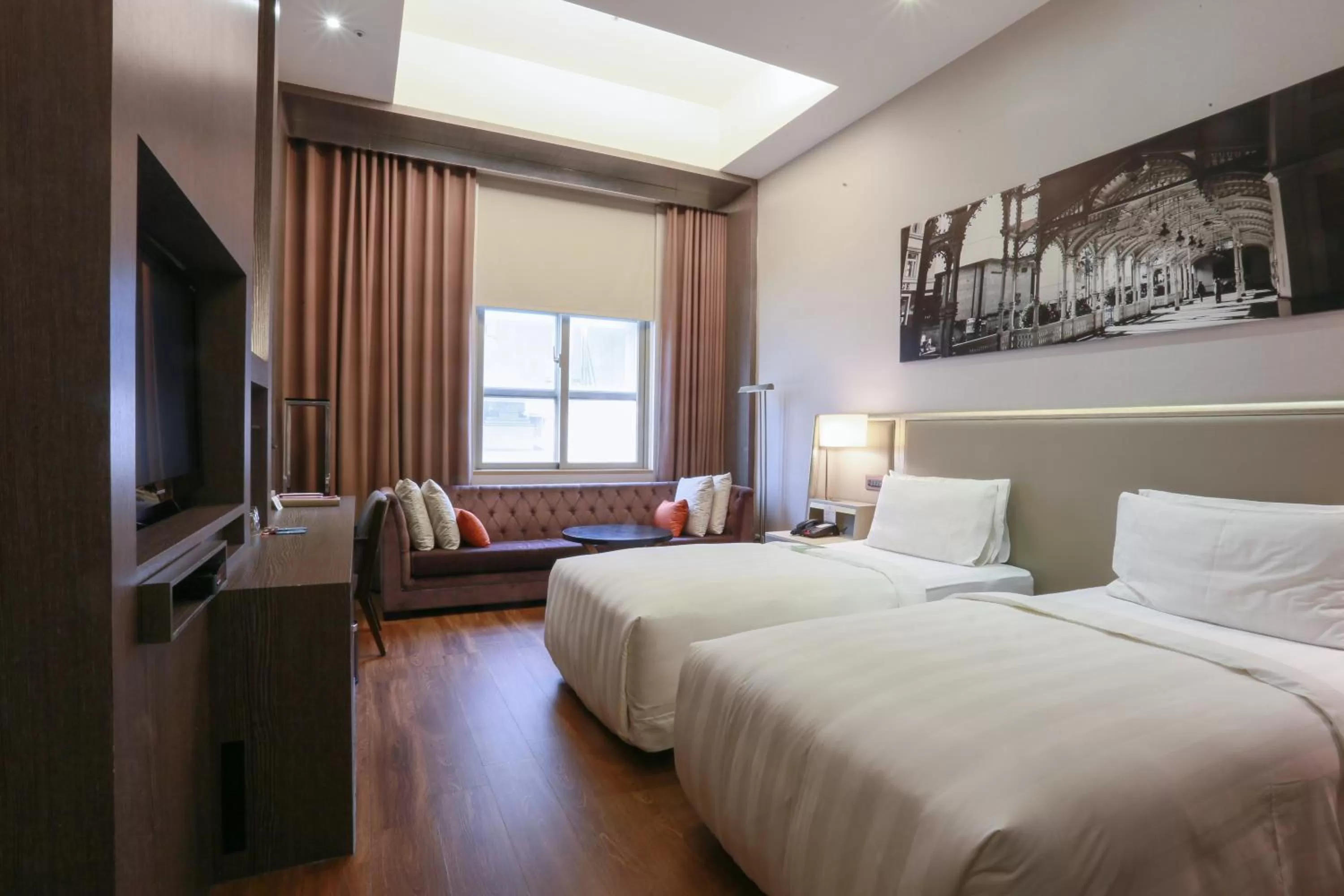 TV and multimedia, Bed in City Suites - Taipei Nandong