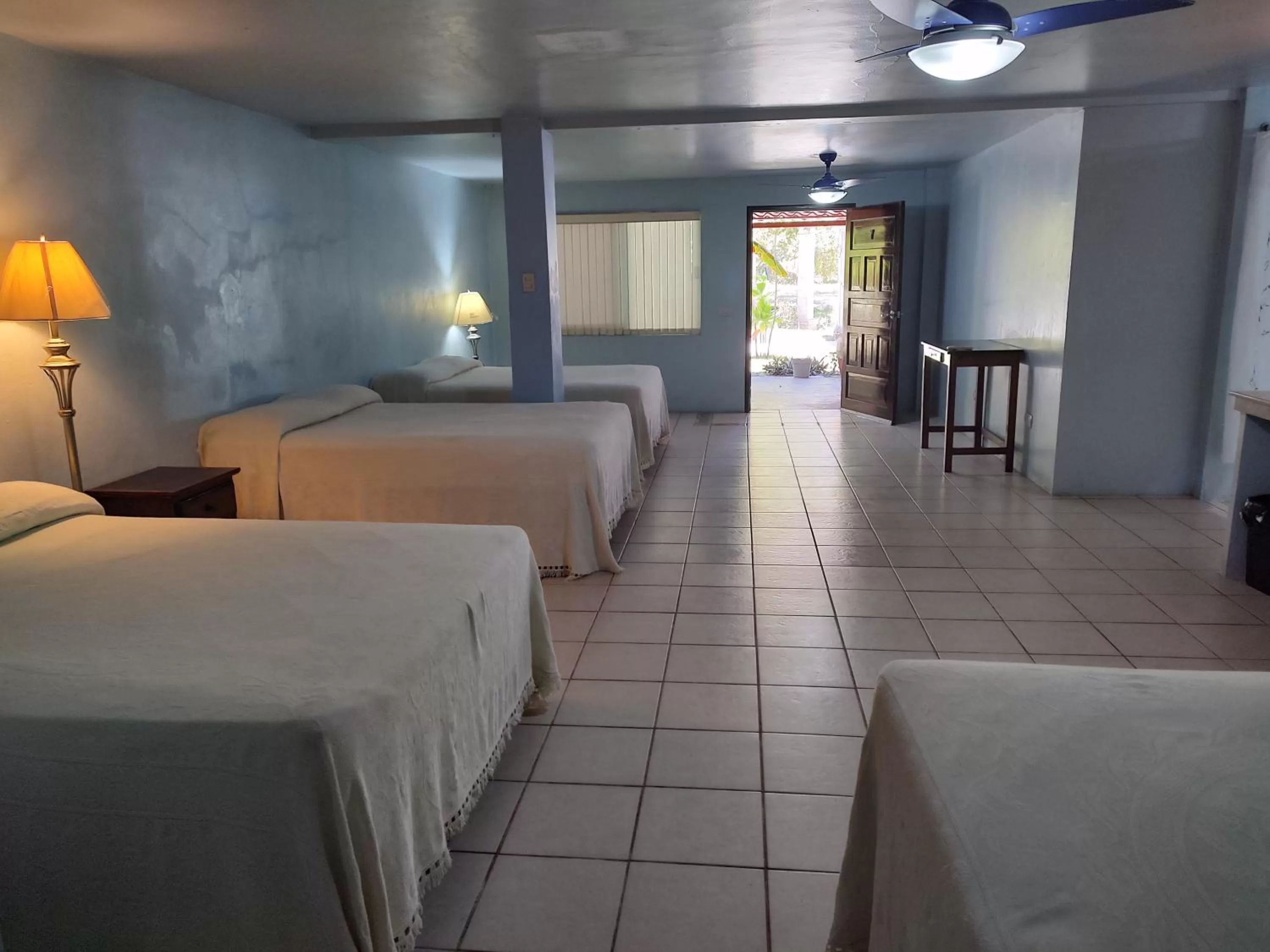 Bed in Freedom Shores "La Gringa" Hotel - Universally Designed