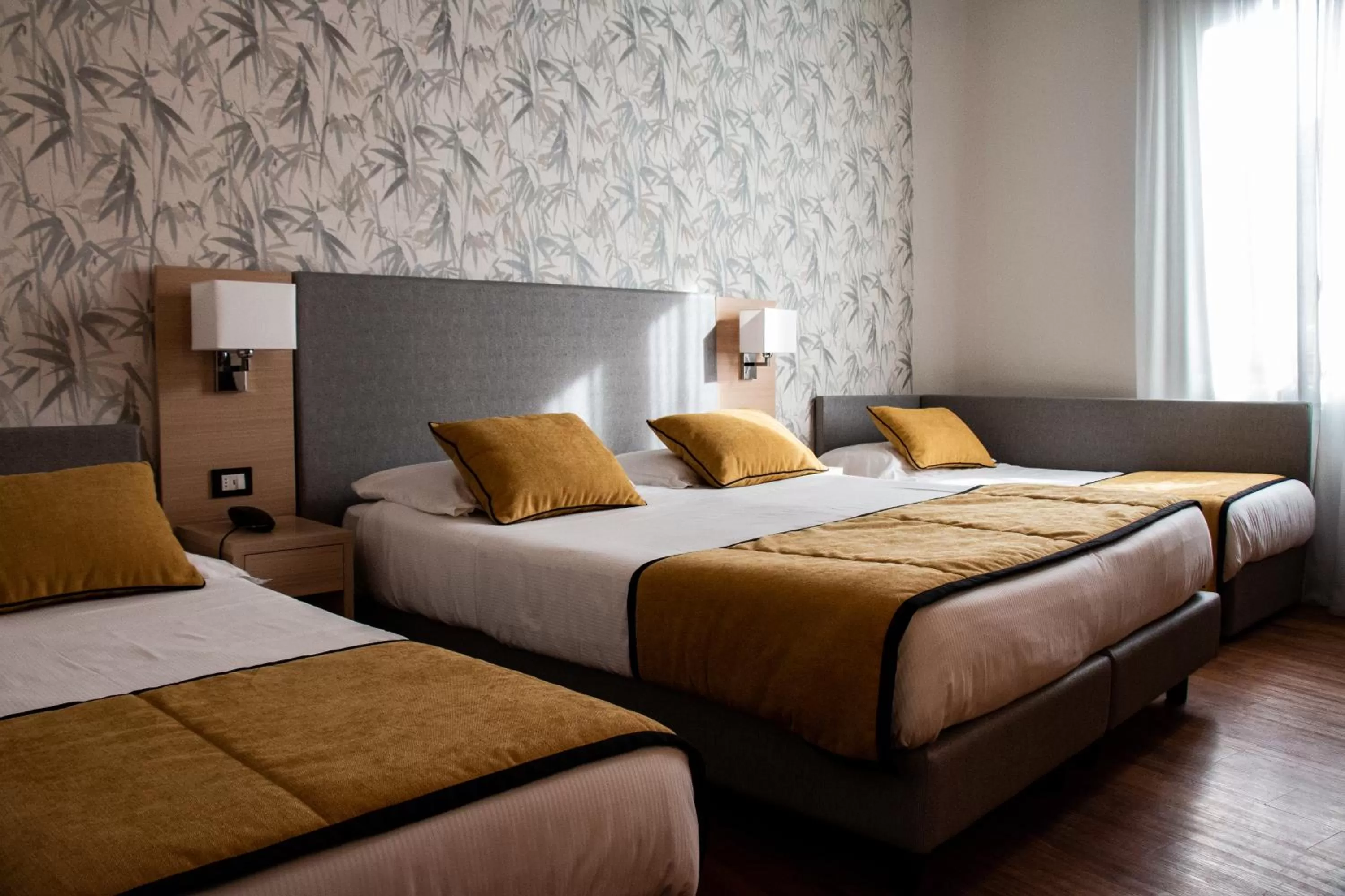 Bed in Hotel Accademia