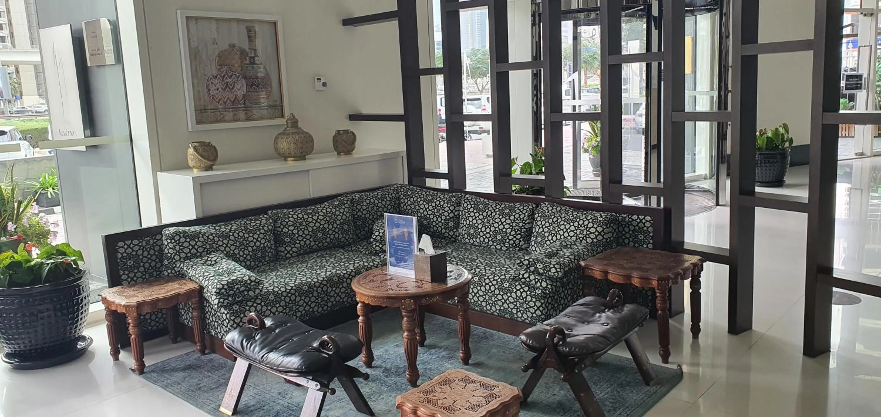 Lobby or reception in Ascott Park Place Dubai