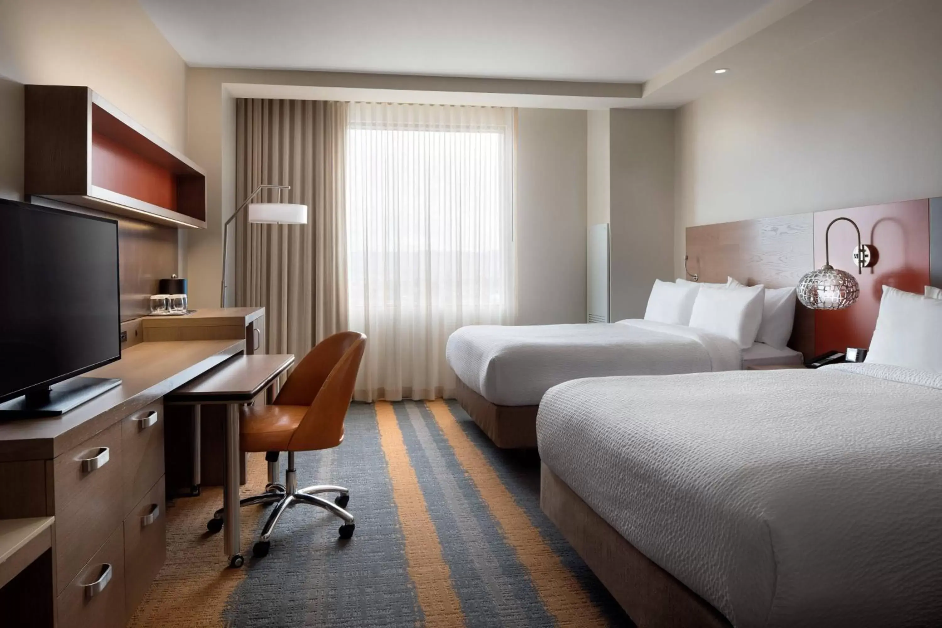 Queen Room with Two Queen Beds - Hearing Accessible in Courtyard by Marriott Phoenix Downtown Queen Room with Two Queen Beds - Hearing Accessible in Courtyard by Marriott Phoenix Downtown