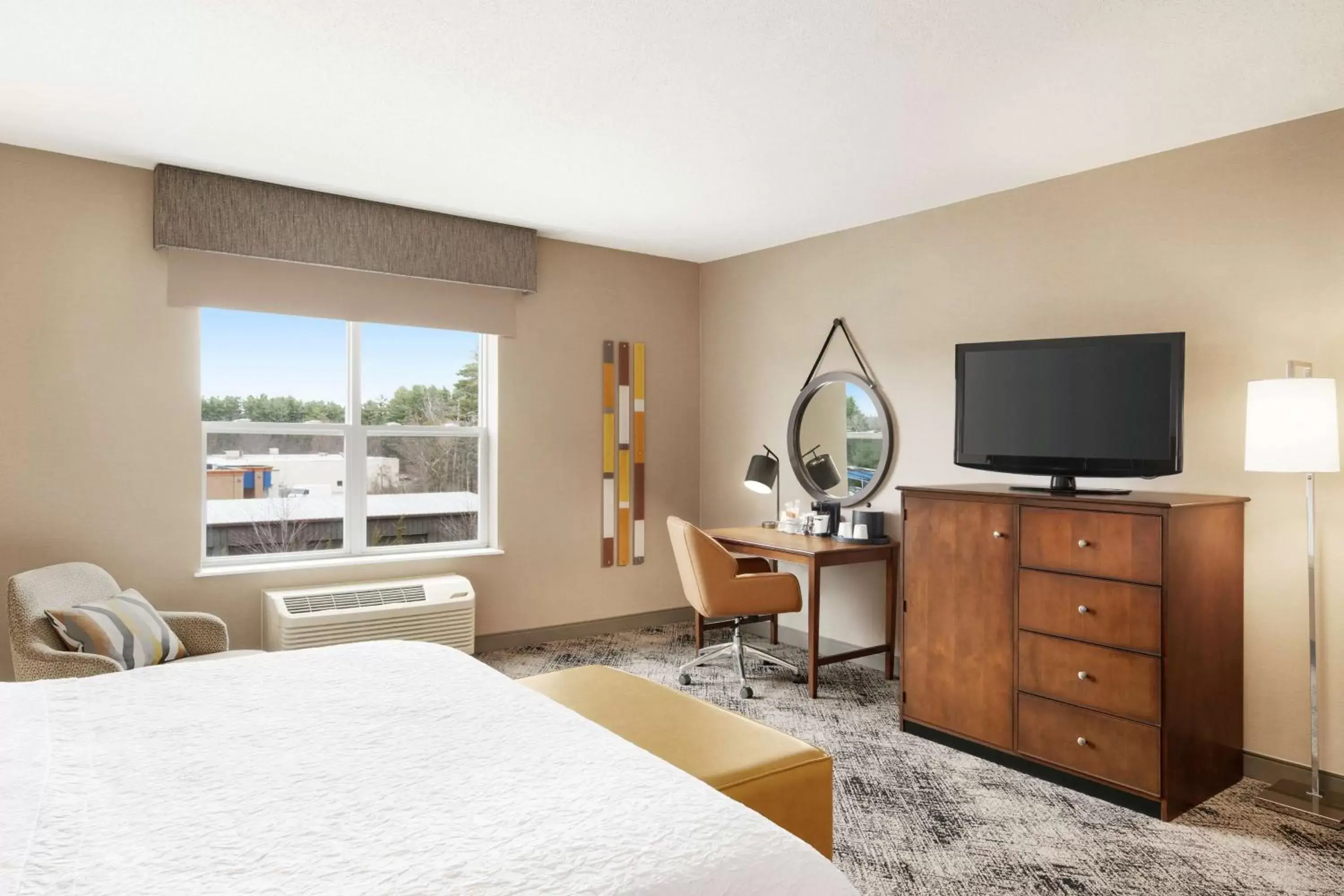 King Room with Roll-In Shower - Mobility and Hearing Access in Hampton Inn & Suites Exeter King Room with Roll-In Shower - Mobility and Hearing Access in Hampton Inn & Suites Exeter