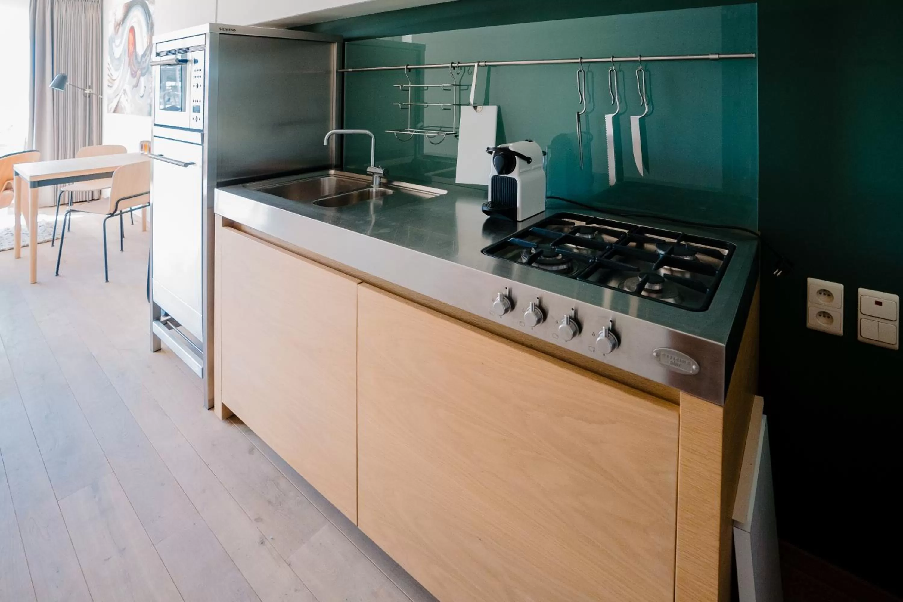 Kitchen or kitchenette, Kitchen/Kitchenette in Hotel du Bassin