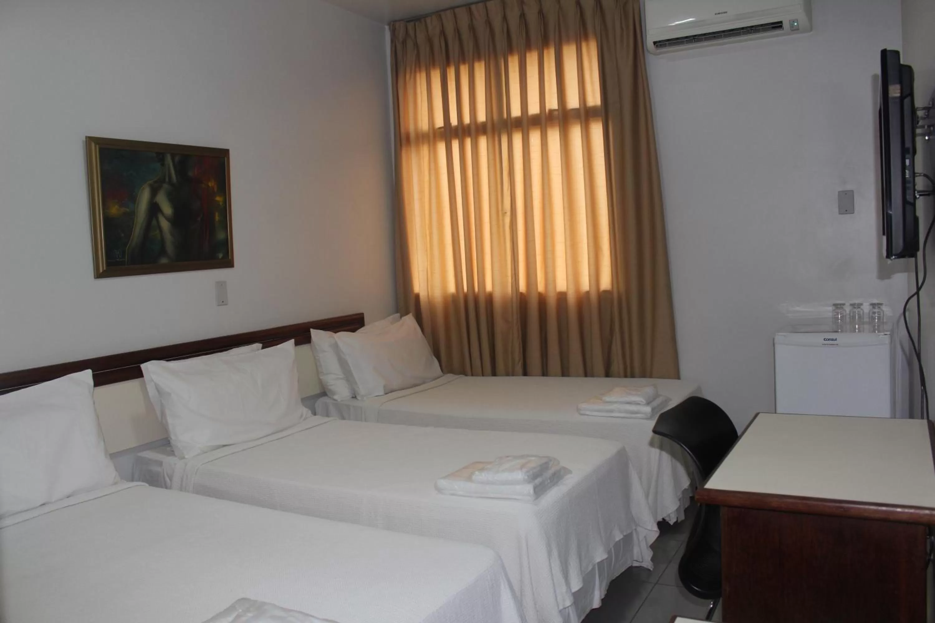 Bed in Hotel Oscar Econômico