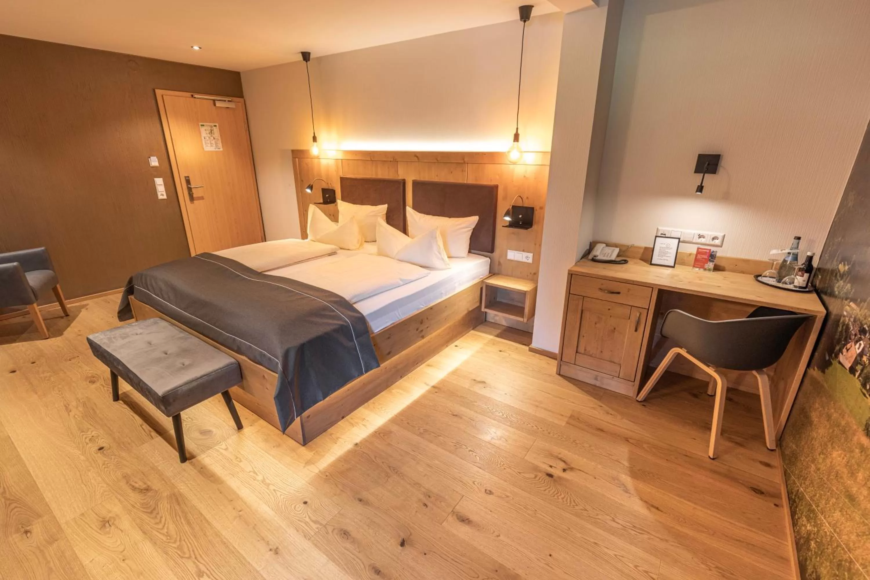 Photo of the whole room, Bed in Landhaus Lauble