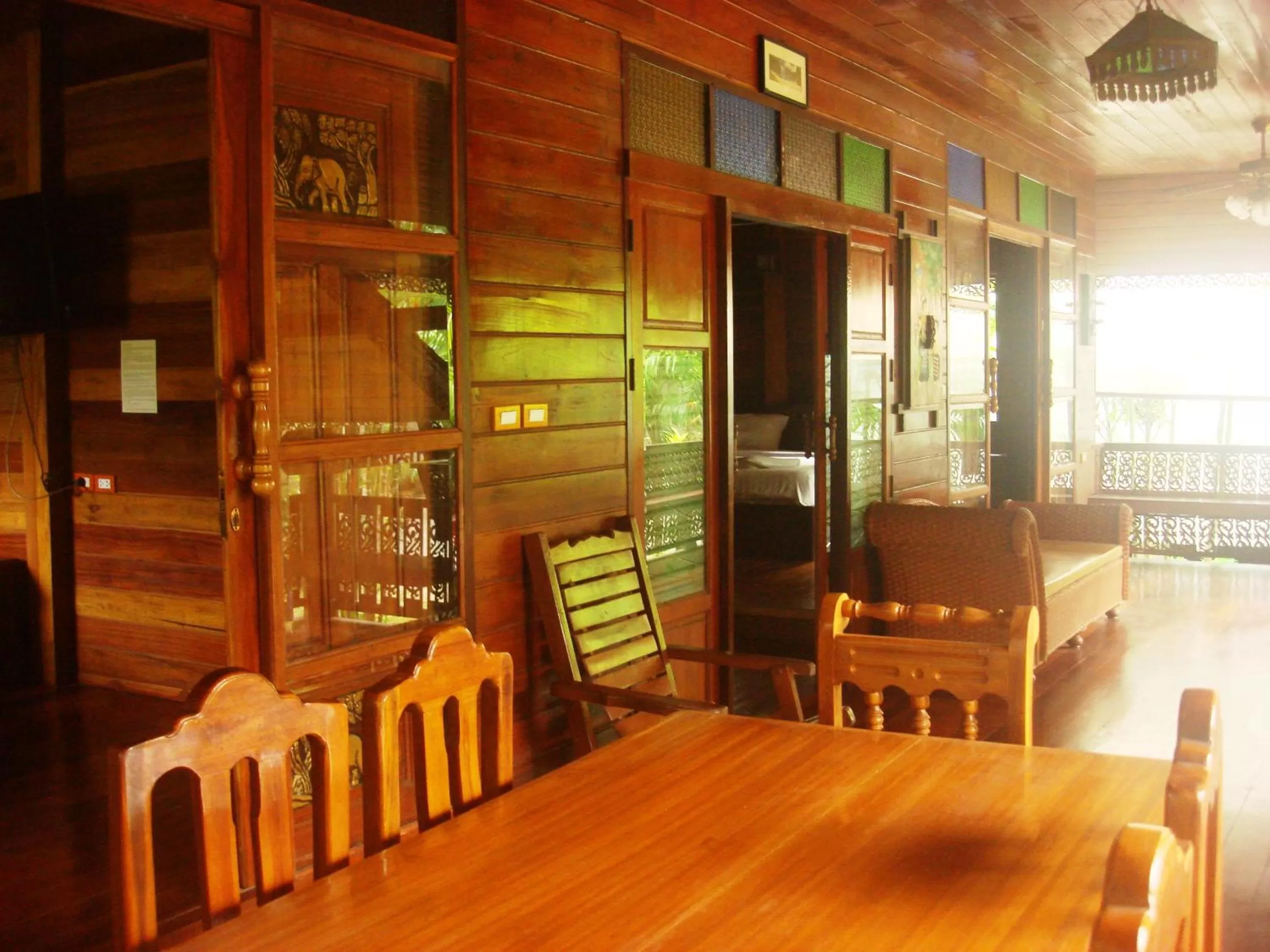 Patio in Cozy Garden Resort