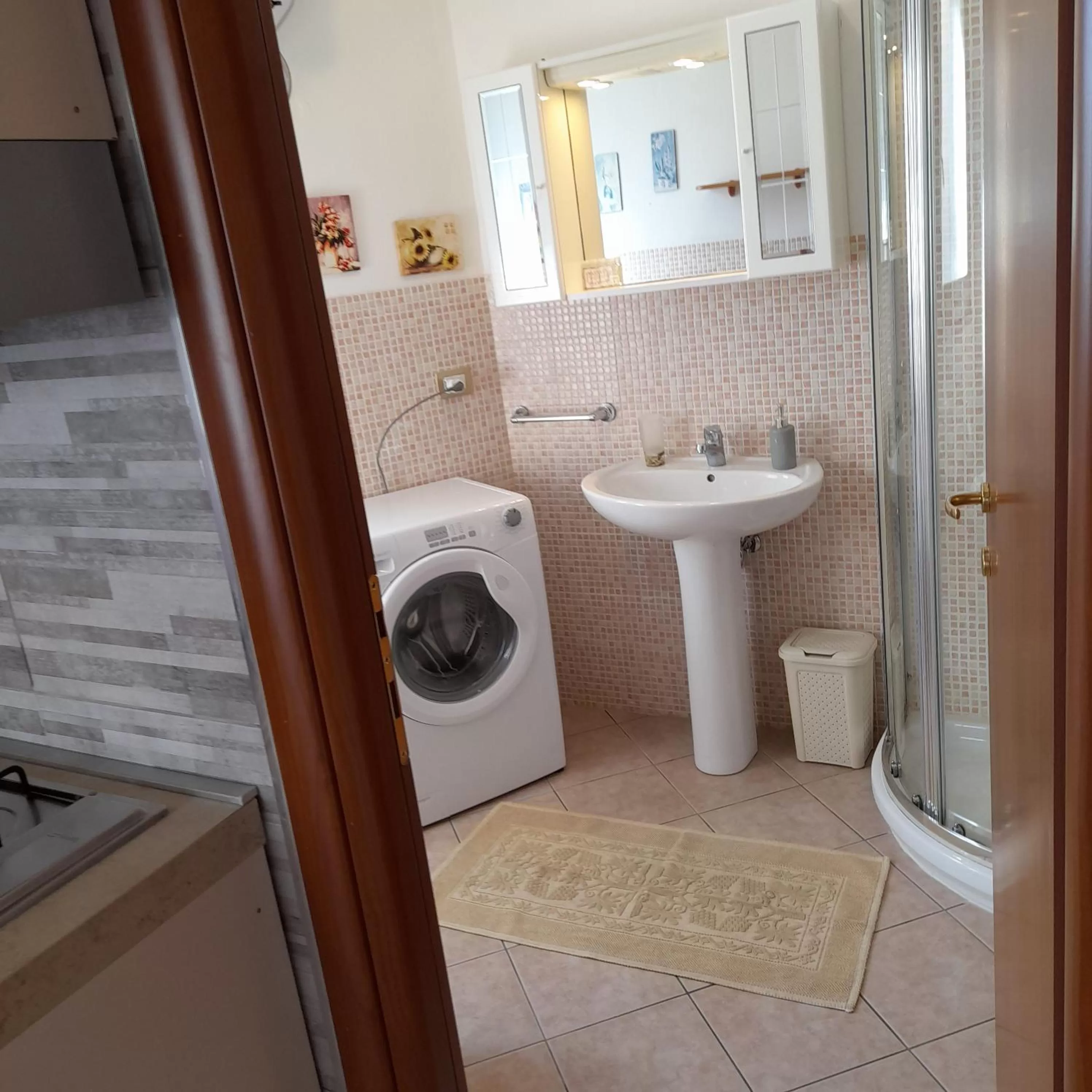 Shower in La Fortezza casa vacanze & appartament