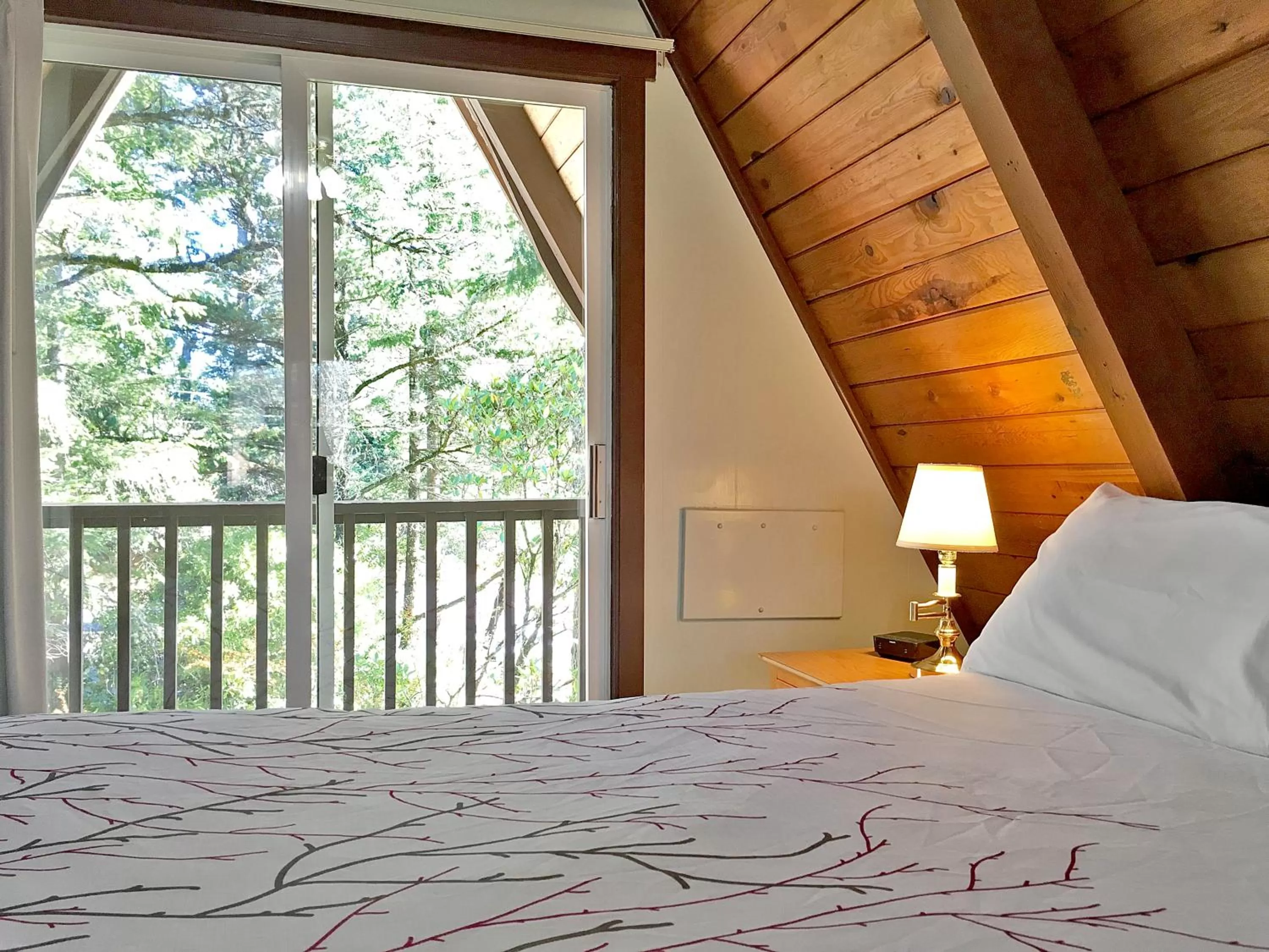 Bed in Park Motel and Cabins