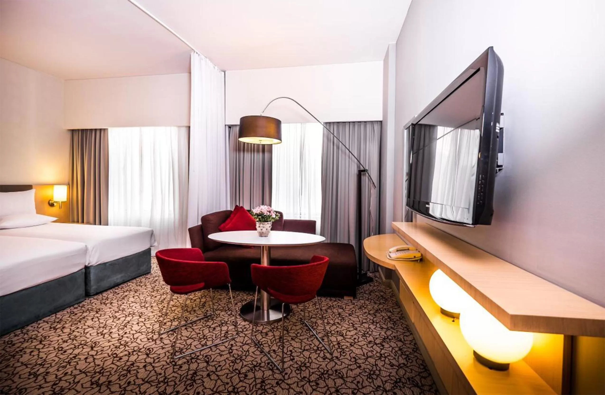 Photo of the whole room, Bed in Novotel Suites Mall Avenue Dubai