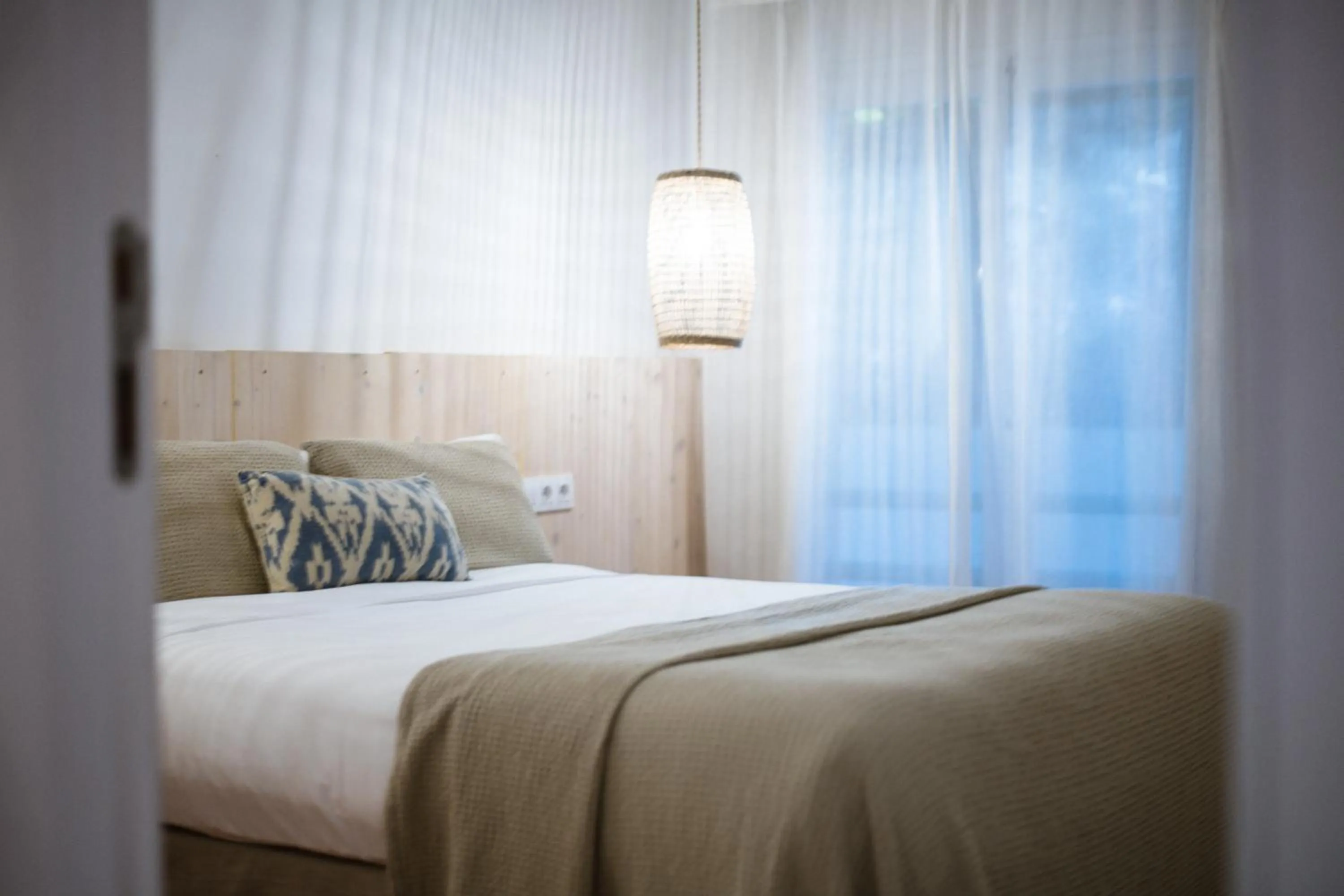 Bed in Hostal Ses Negres