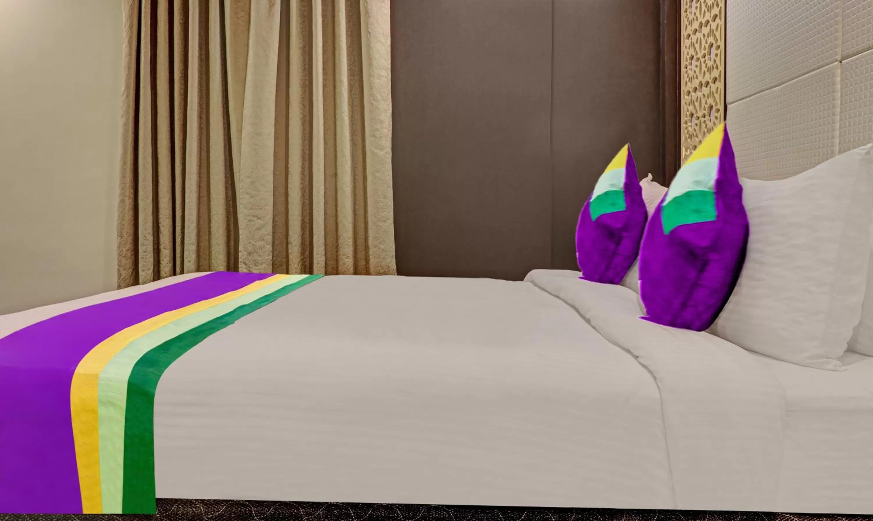 Bed in The Onyx Hotel