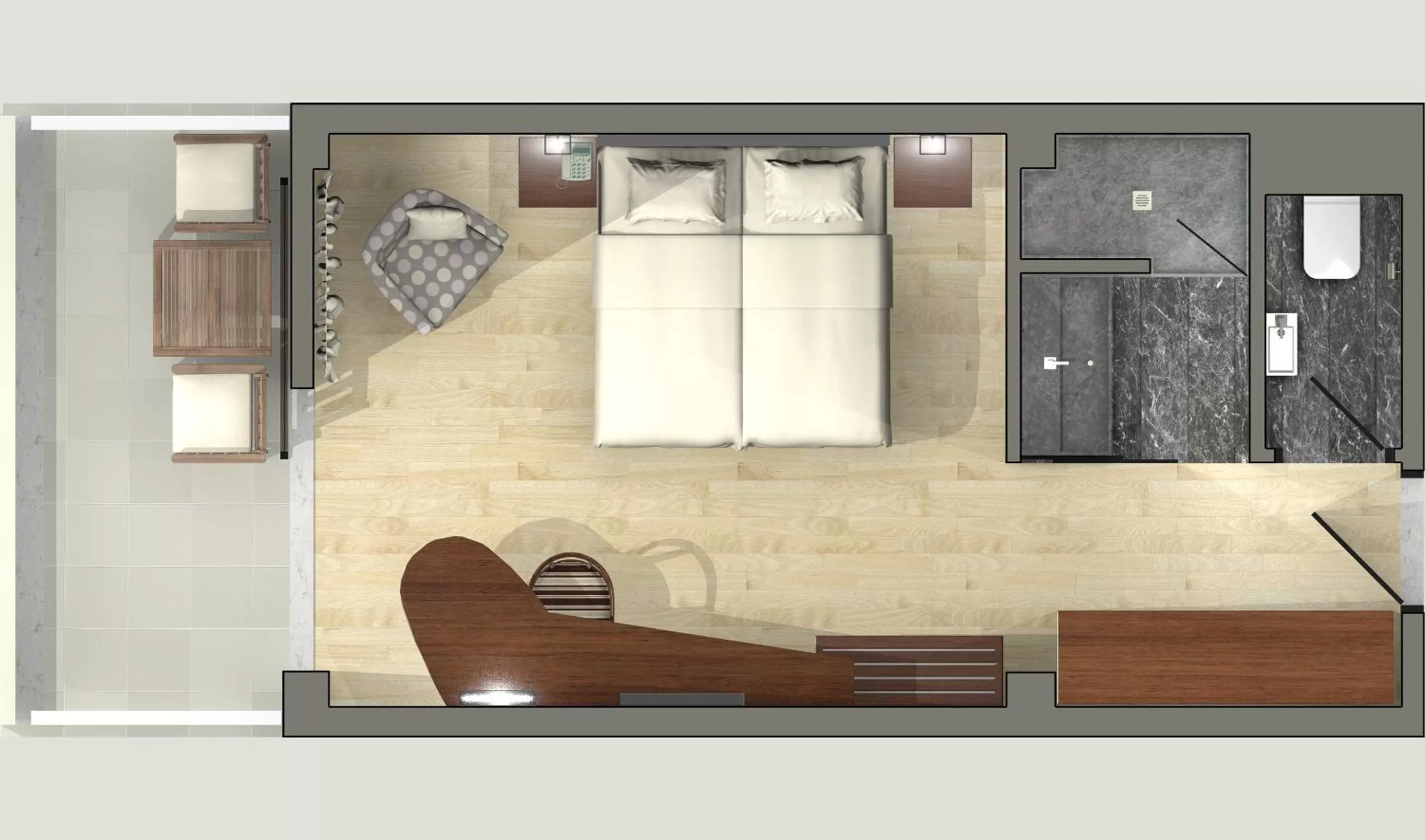 Deluxe Room Harbor View in Aquila Atlantis Hotel