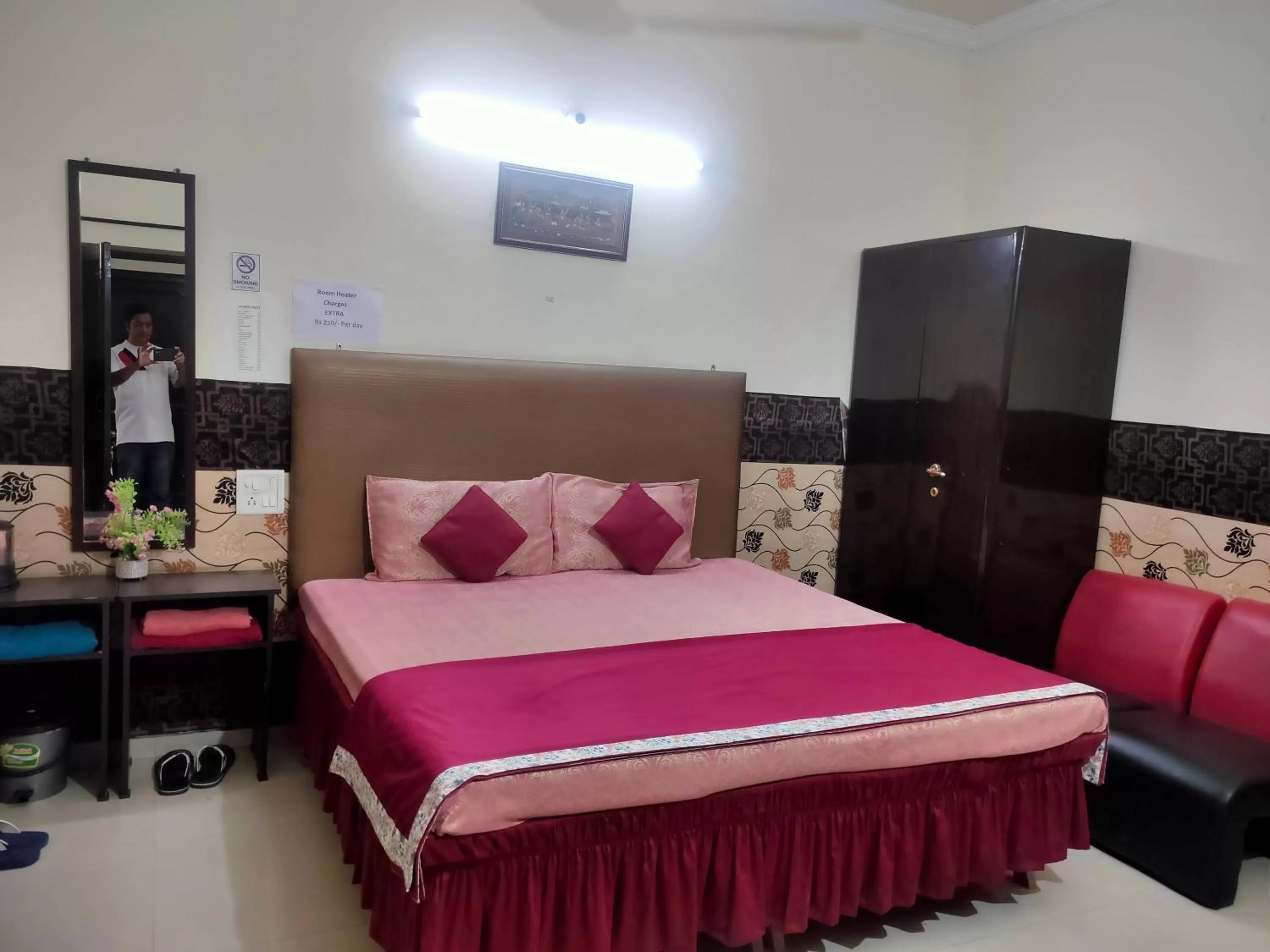 Photo of the whole room, Bed in New Chandigarh Holiday Home