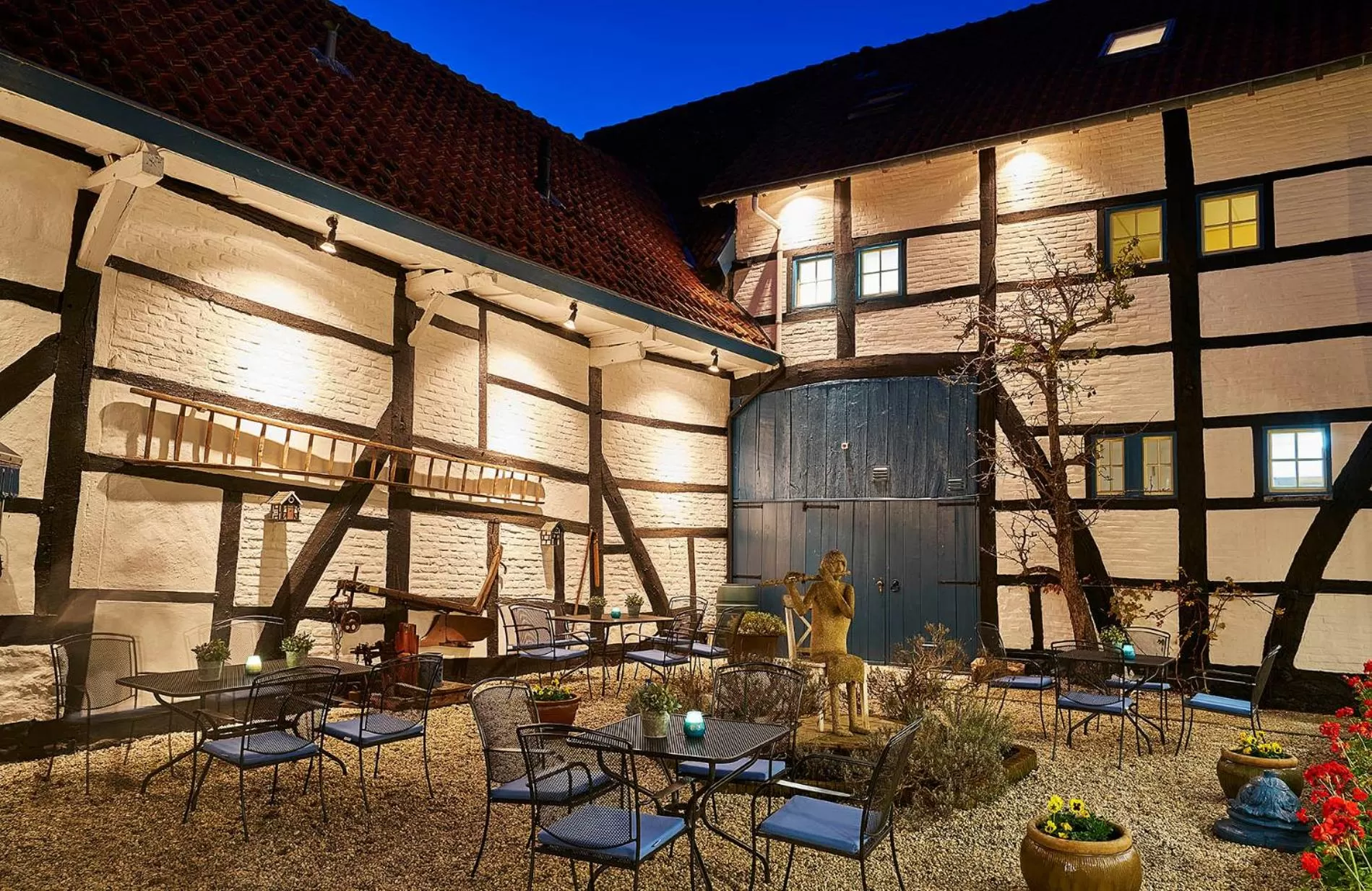 Patio in Hotel Brull