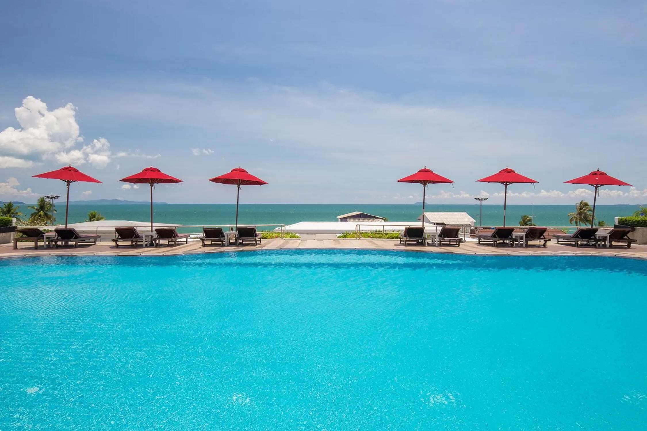 Pool view in D Varee Jomtien Beach, Pattaya