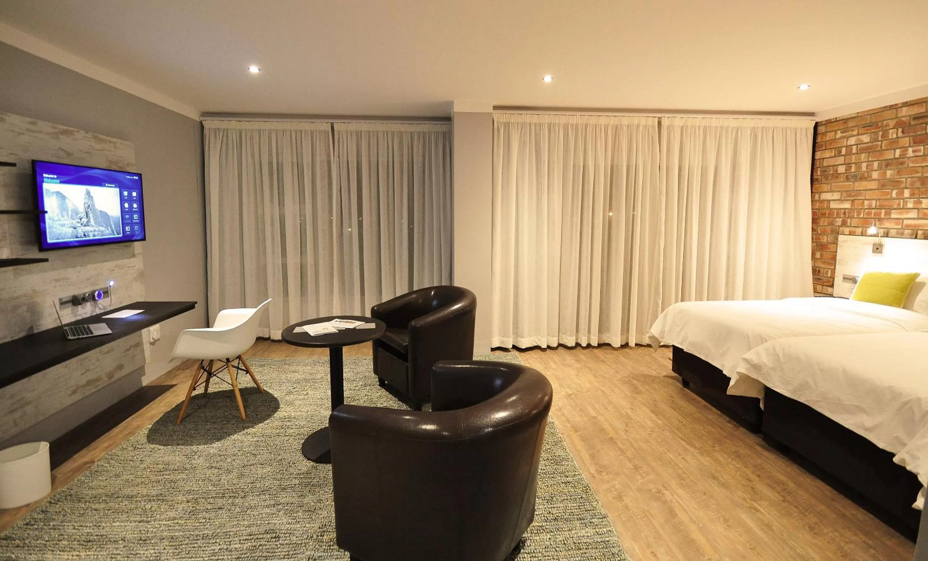 Photo of the whole room, Bed in Swakopmund Plaza Hotel