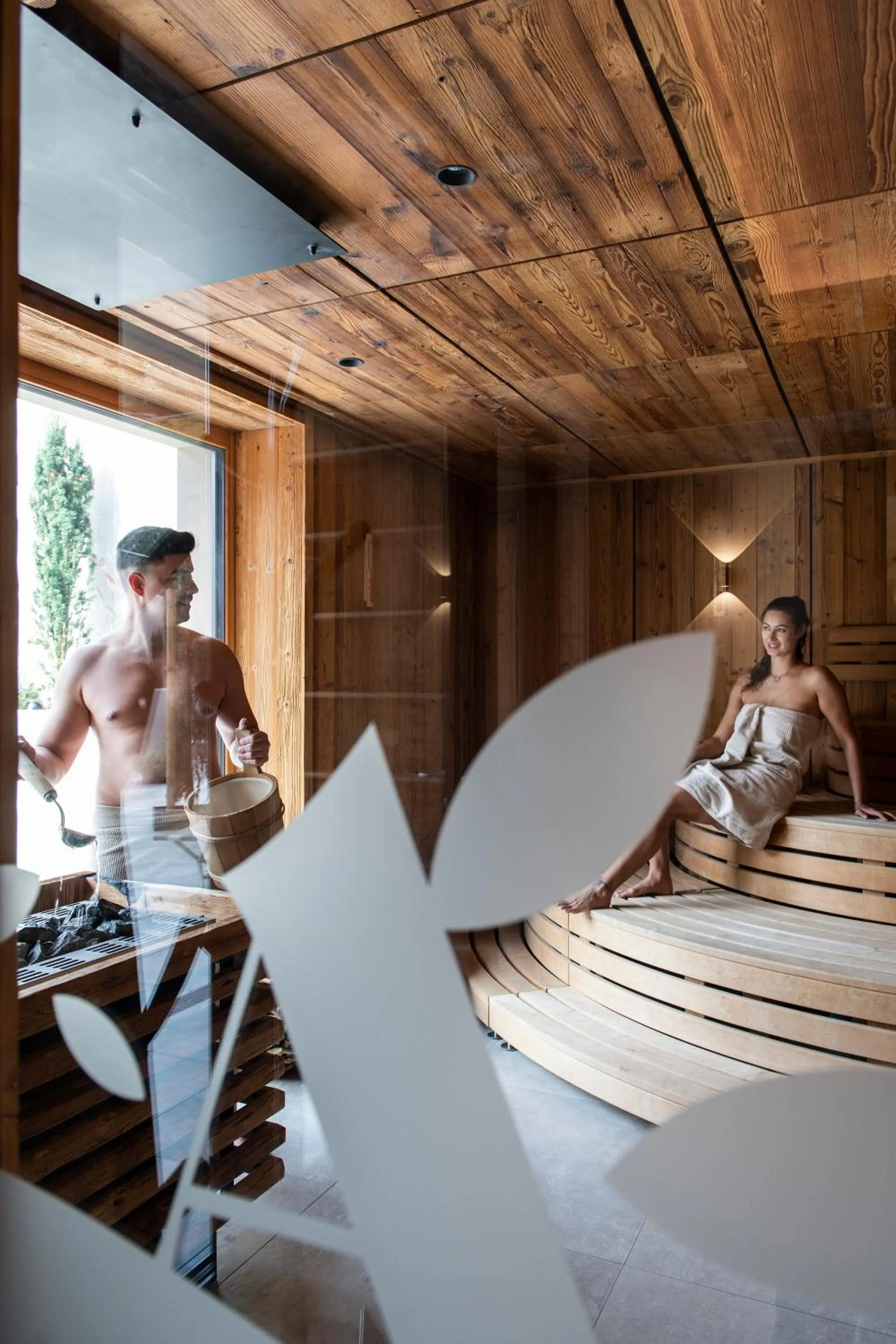 Sauna in Sport Vital Hotel Central