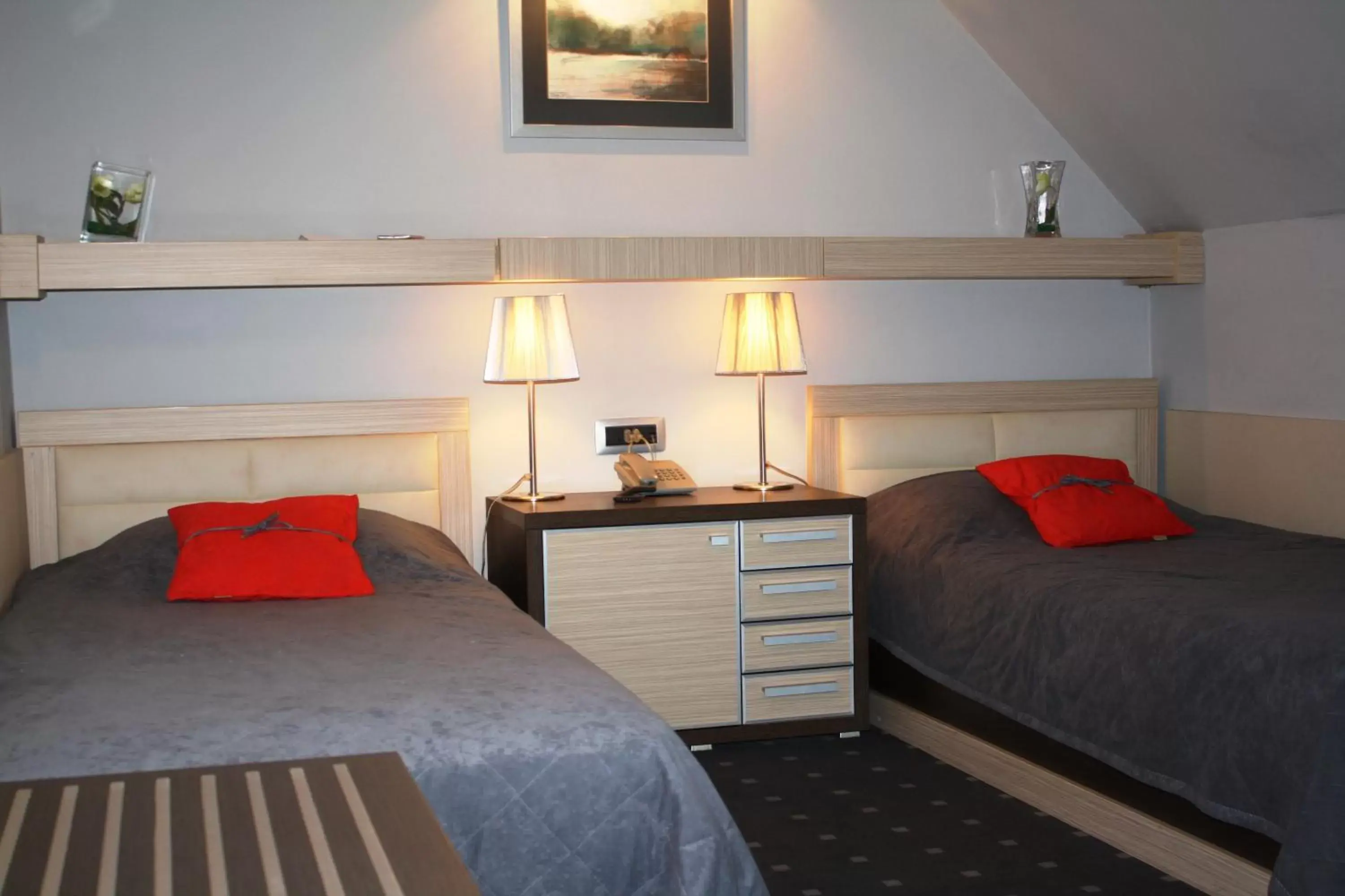 Double or twin room with Fortress View in Garni Hotel Leopold I Double or twin room with Fortress View in Garni Hotel Leopold I