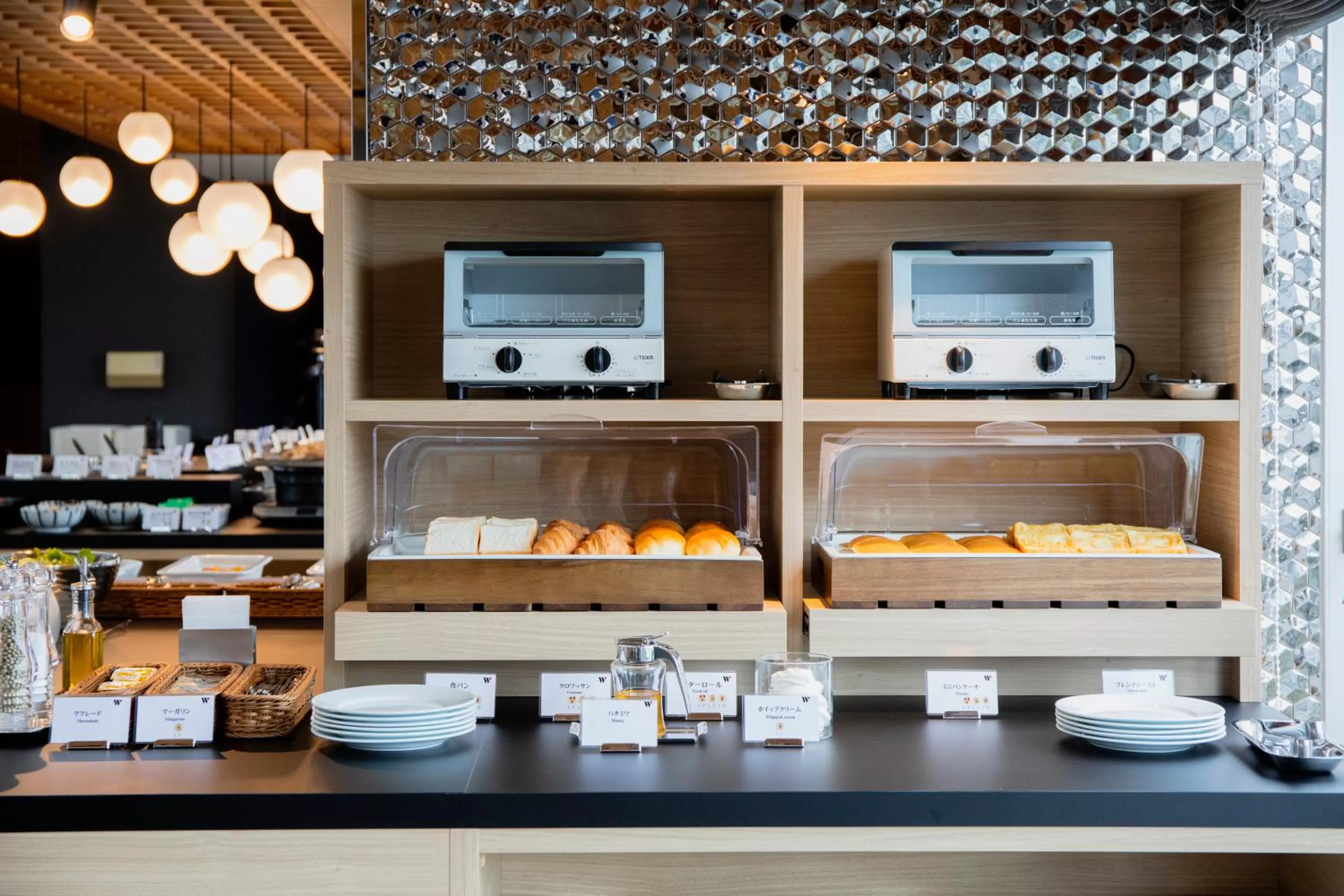 Buffet breakfast in Hotel Wing International Asahikawa Ekimae