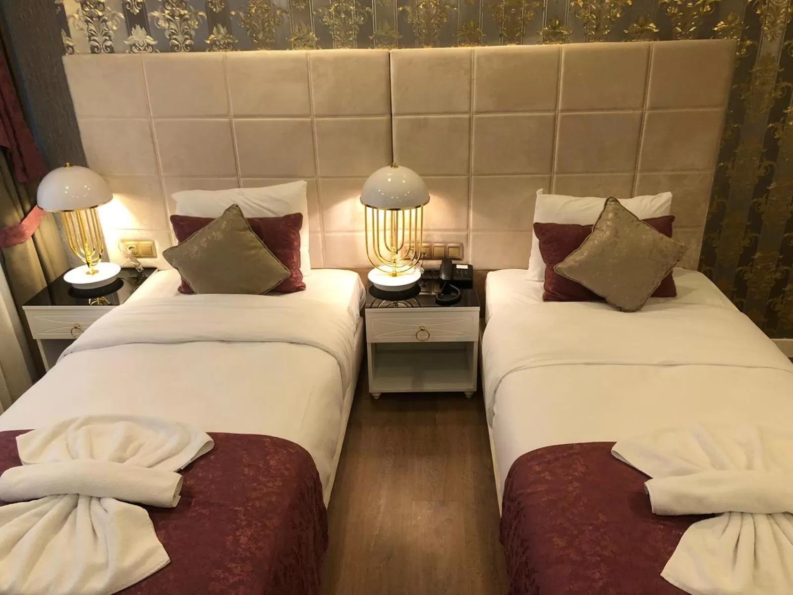 Bed in Burj Al Istanbul