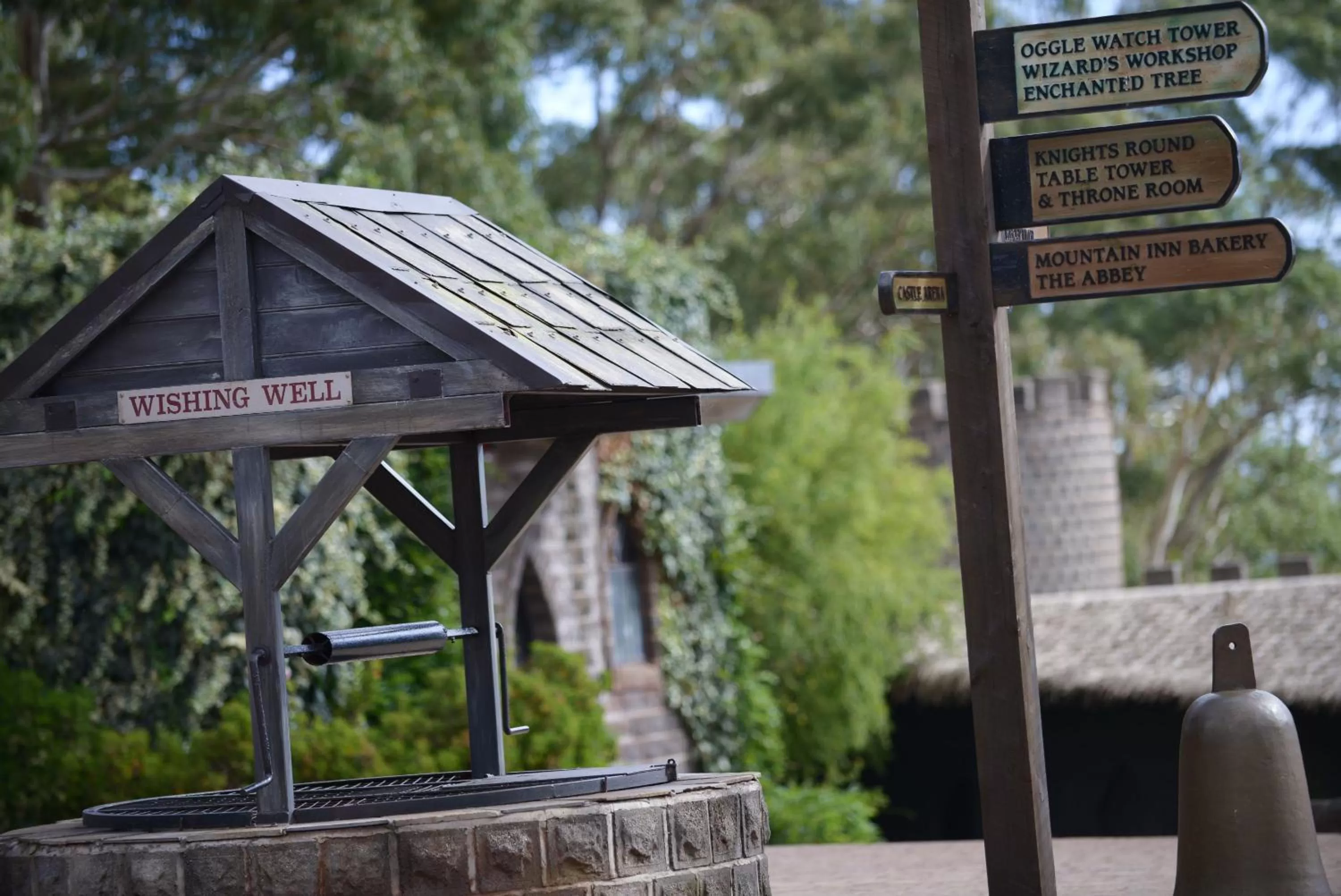Decorative detail in Big4 Kryal Castle Holiday Park Ballarat