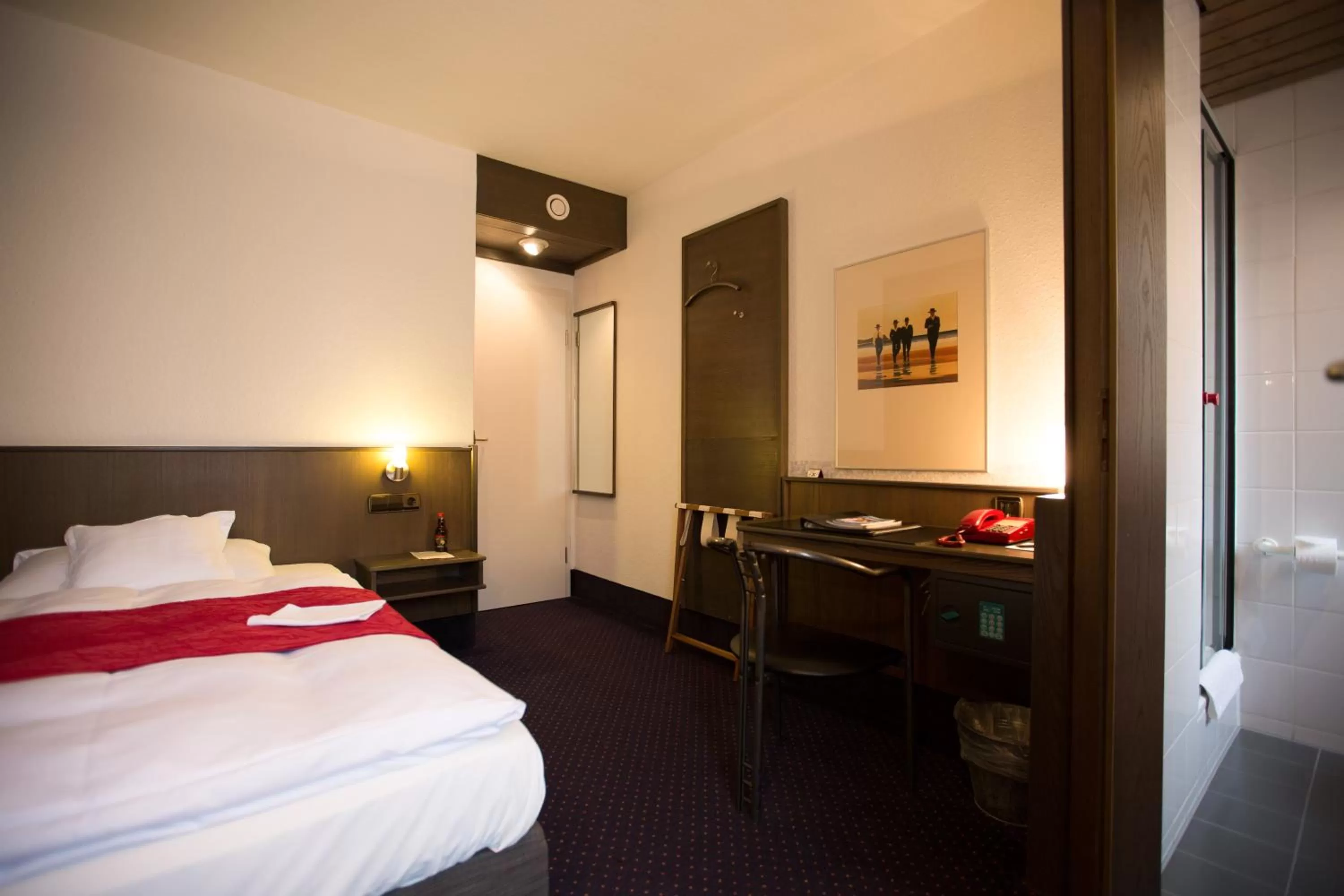 Bed in Hotel Bürkle