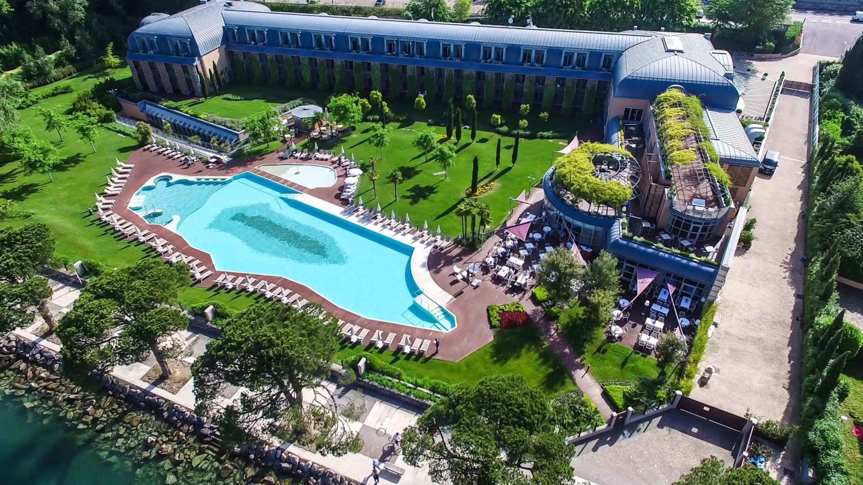 Bird's eye view in Hotel Corte Valier