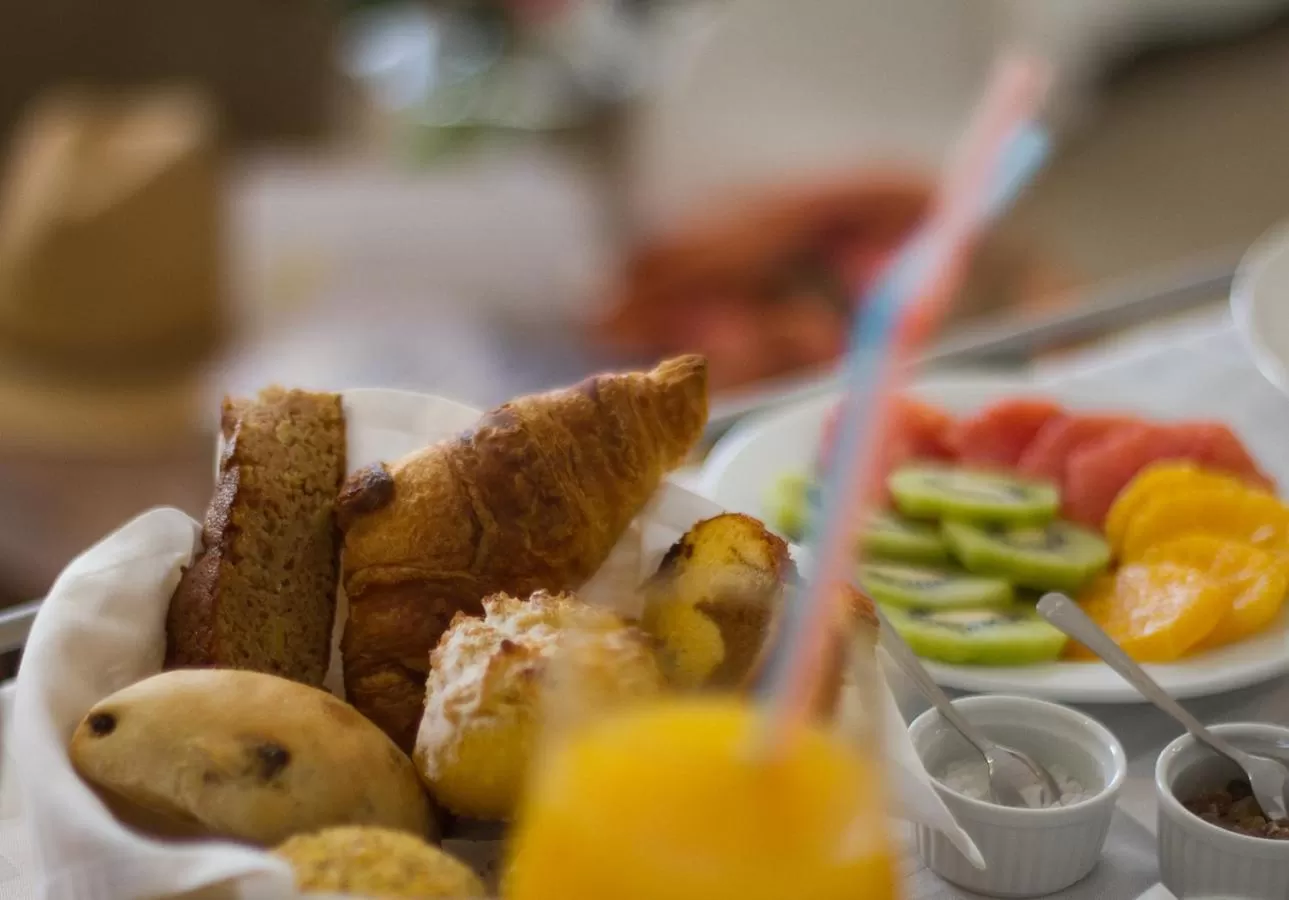 Food close-up in Consolata Hotel