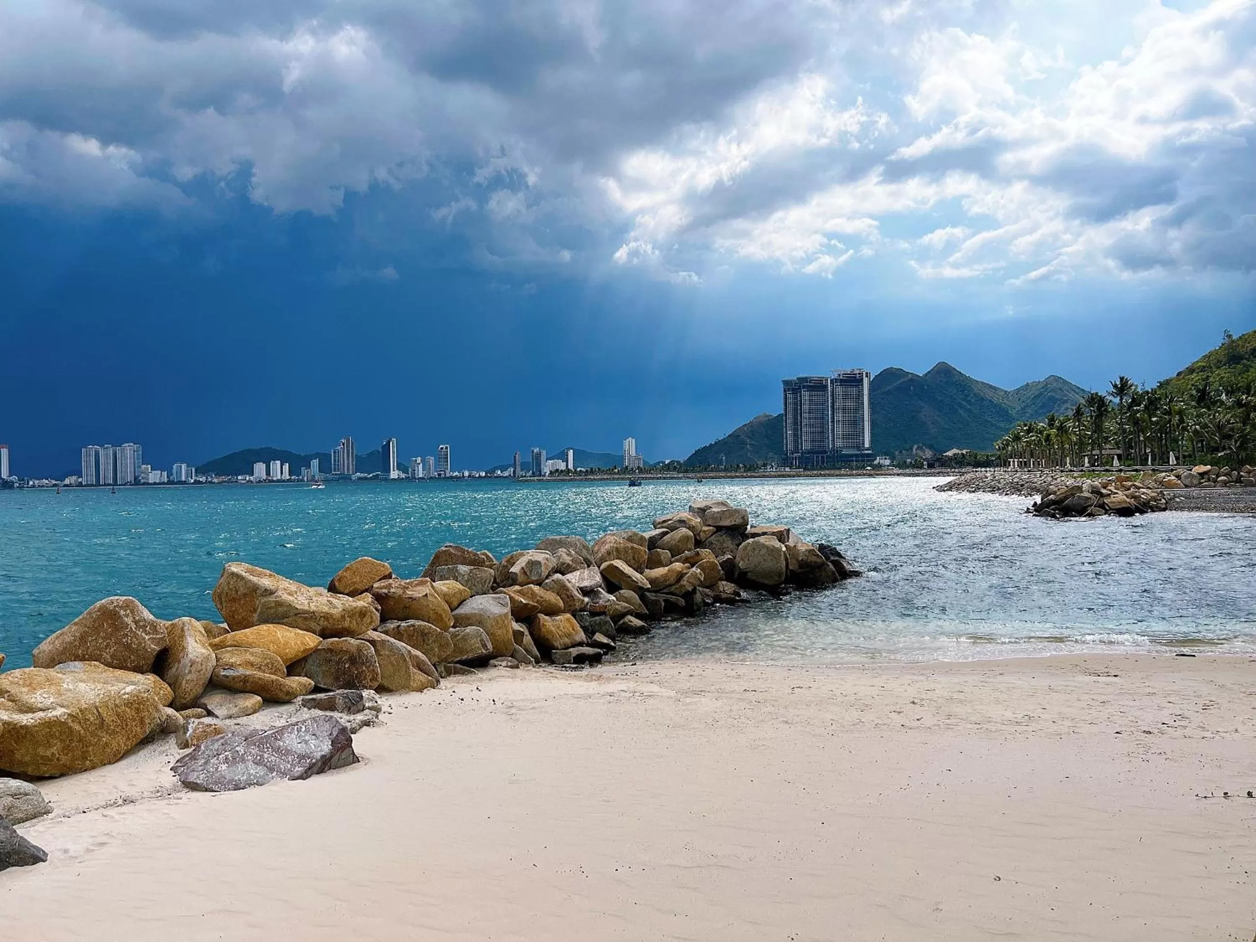 Beach in Alibu Resort Nha Trang
