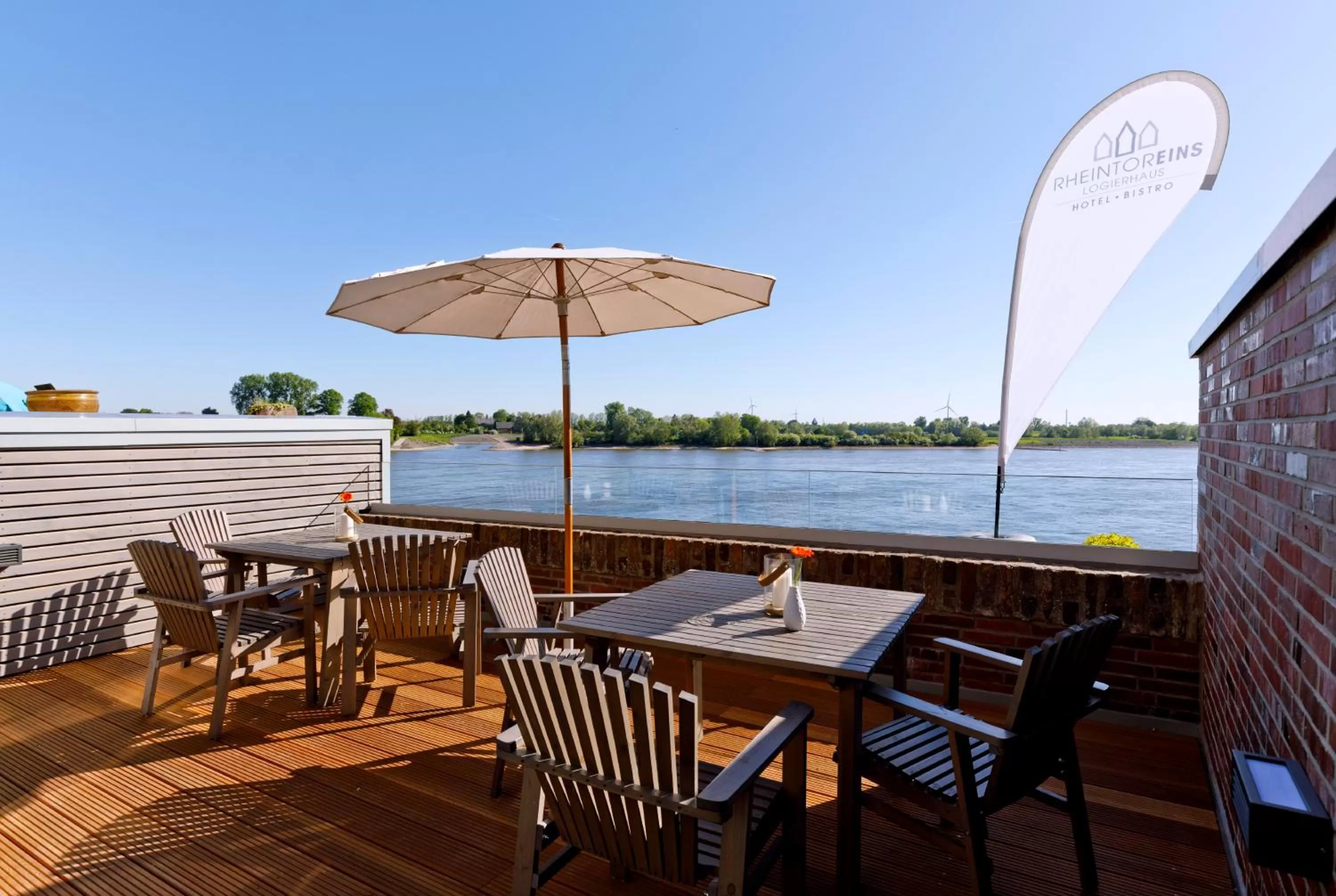 Balcony/Terrace in Logierhaus RheintorEins