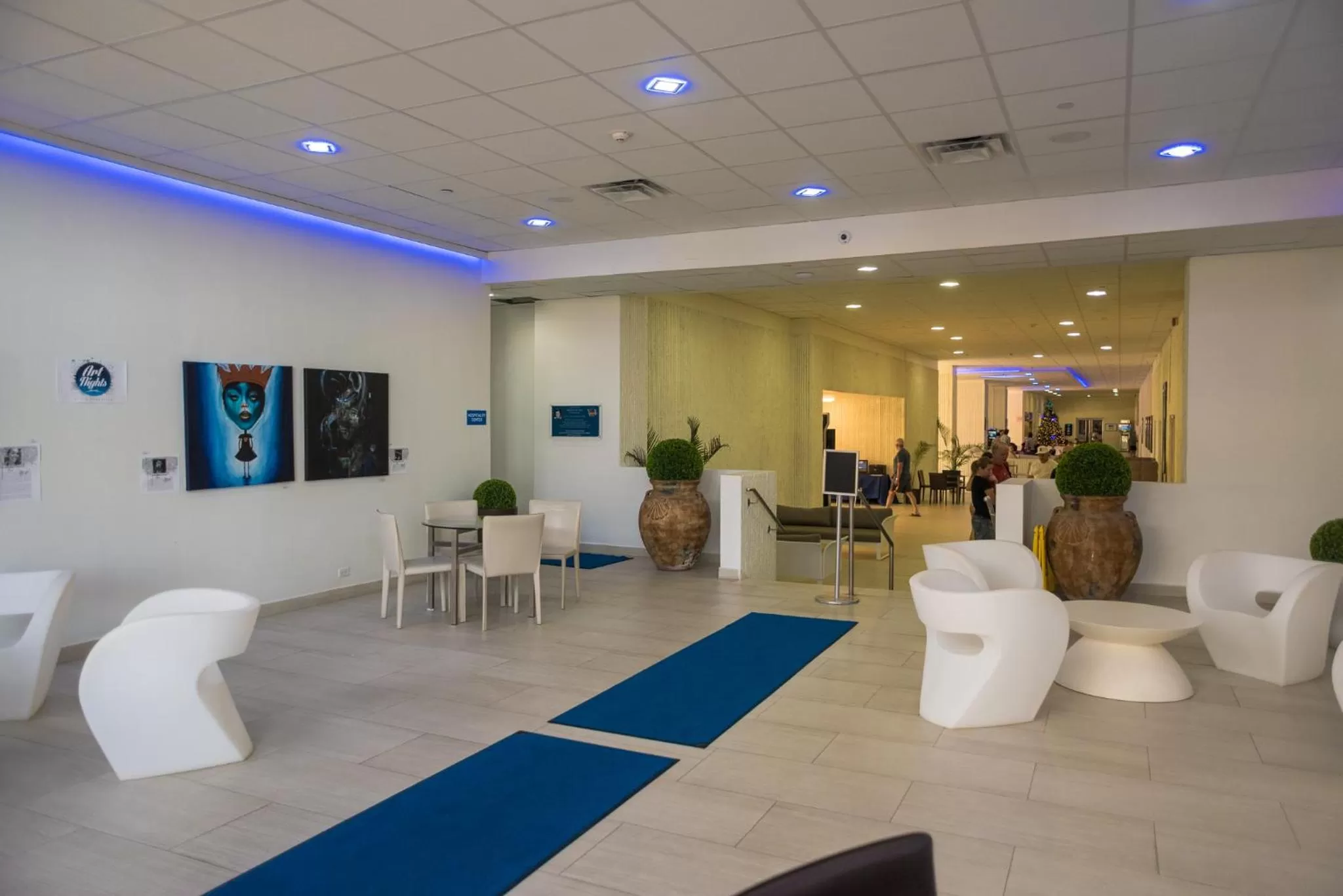 Lounge or bar, Lobby/Reception in OCEAN VIEW DELUXE SUITE: PVT. BEACH & POOL