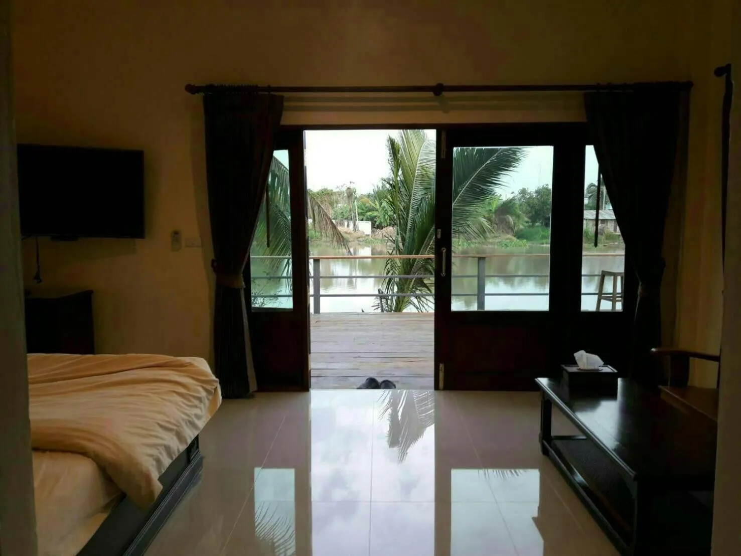 Bed in Thararin Villa