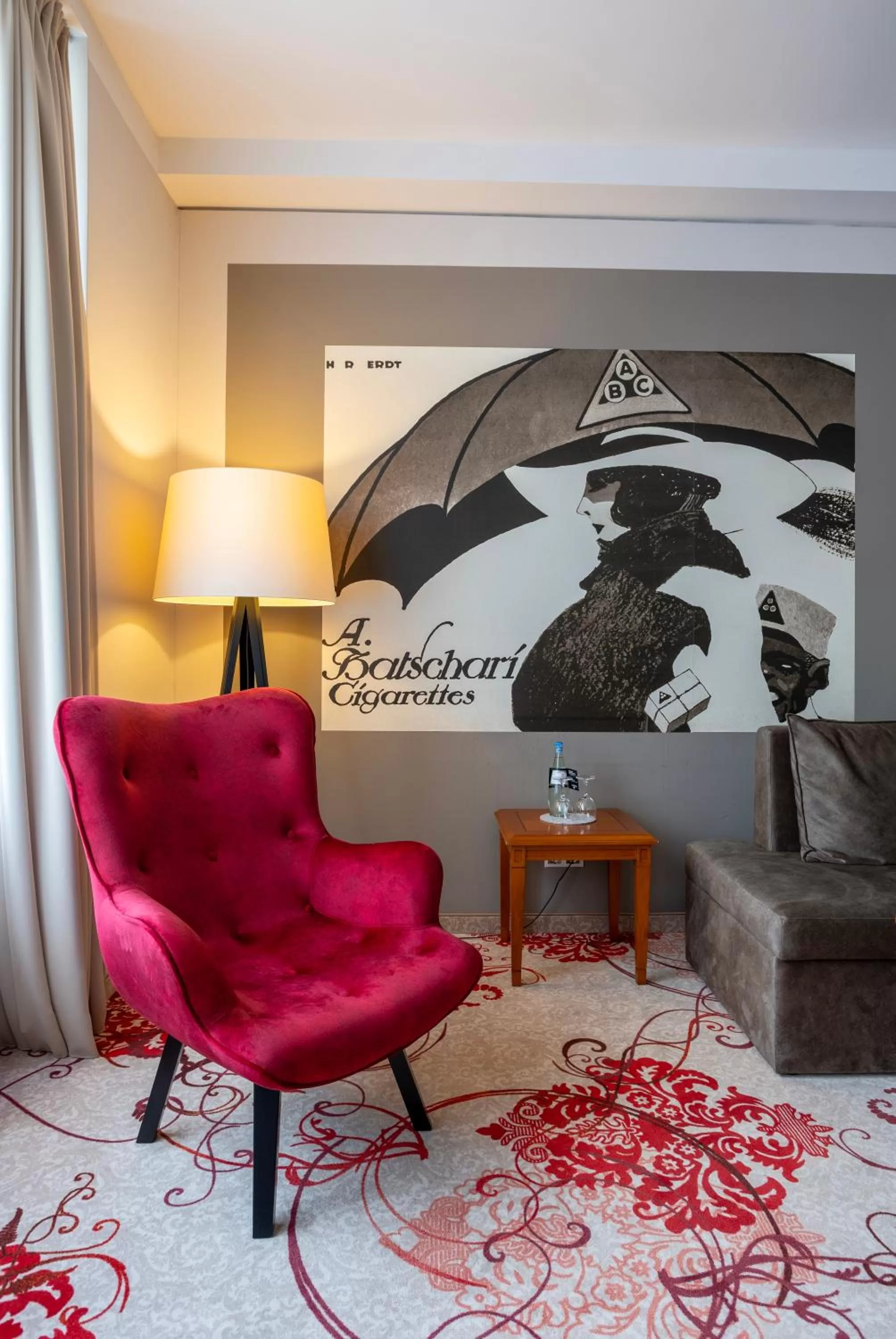 Living room in Batschari Palais Baden-Baden