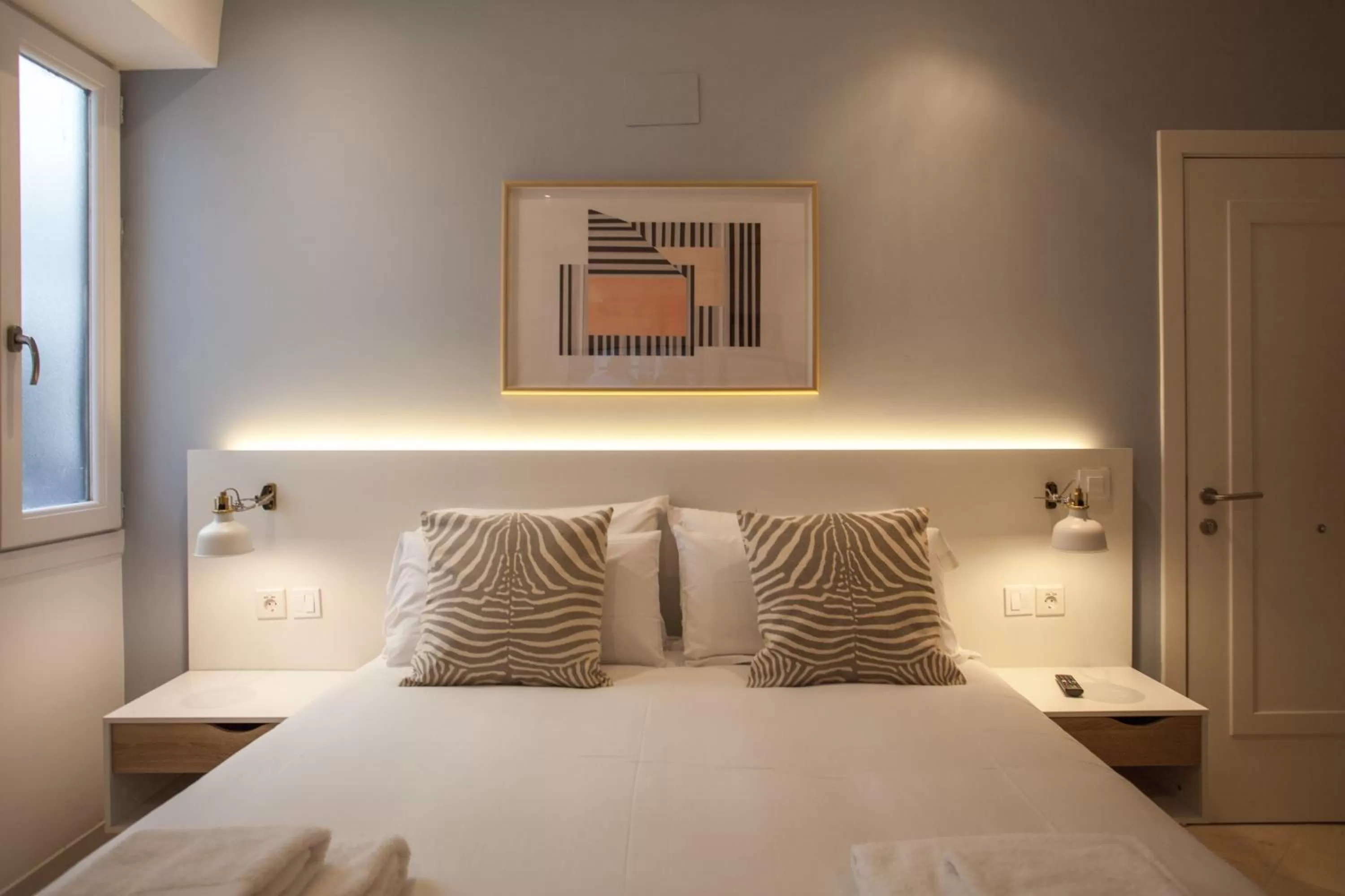 Decorative detail, Bed in Gran Central Suites