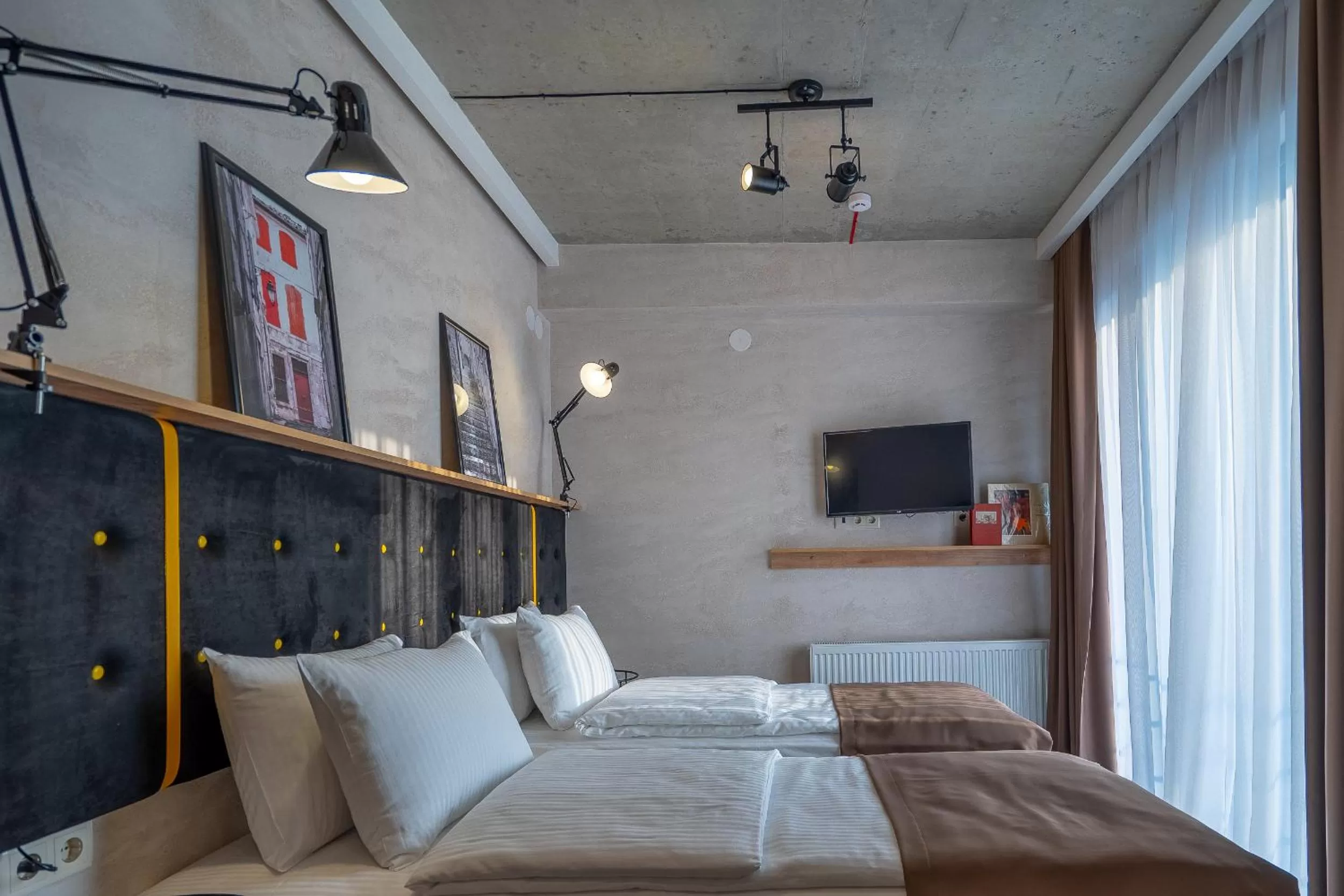 Bed in Tbilisi Story Hotel