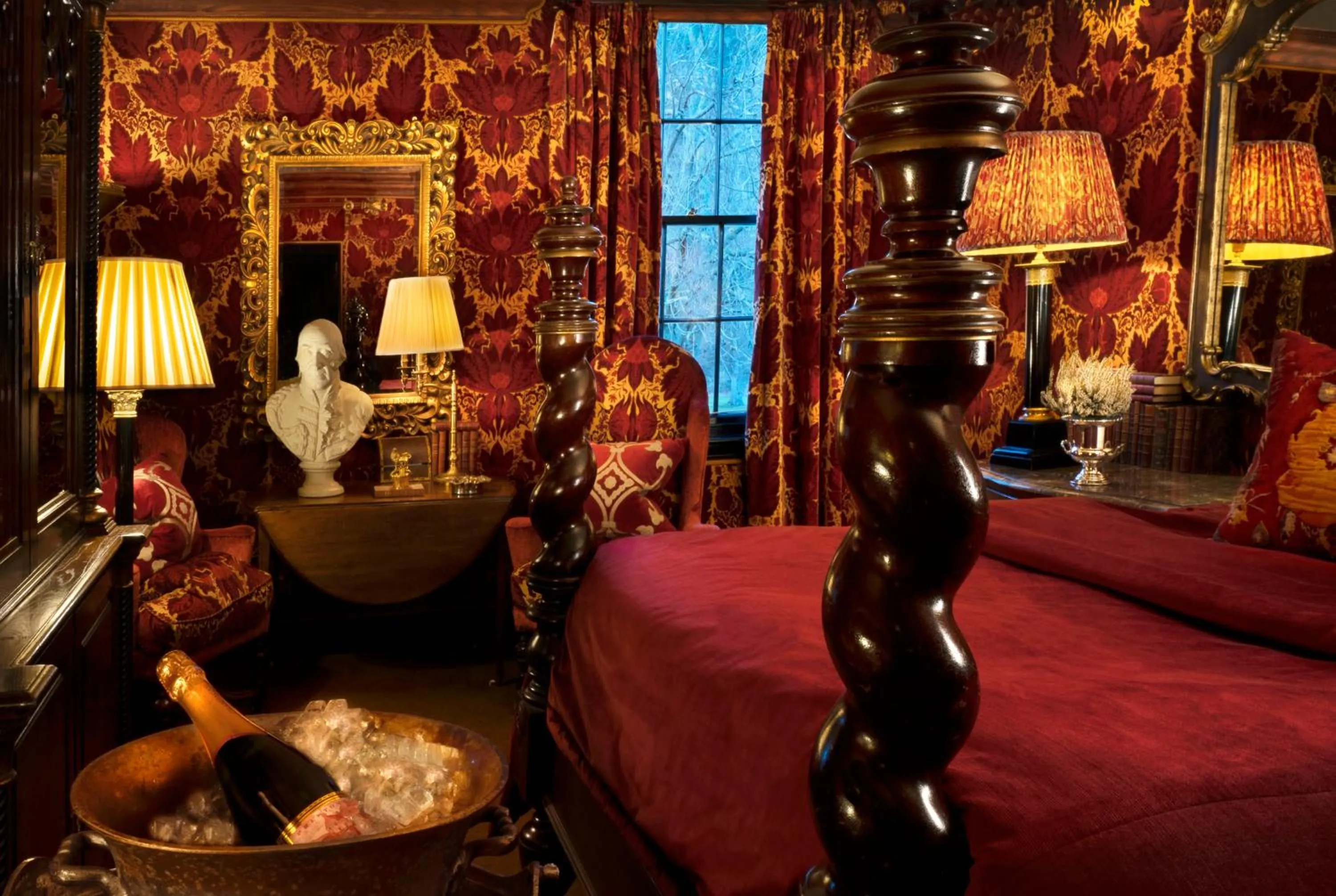 Bed in Prestonfield House