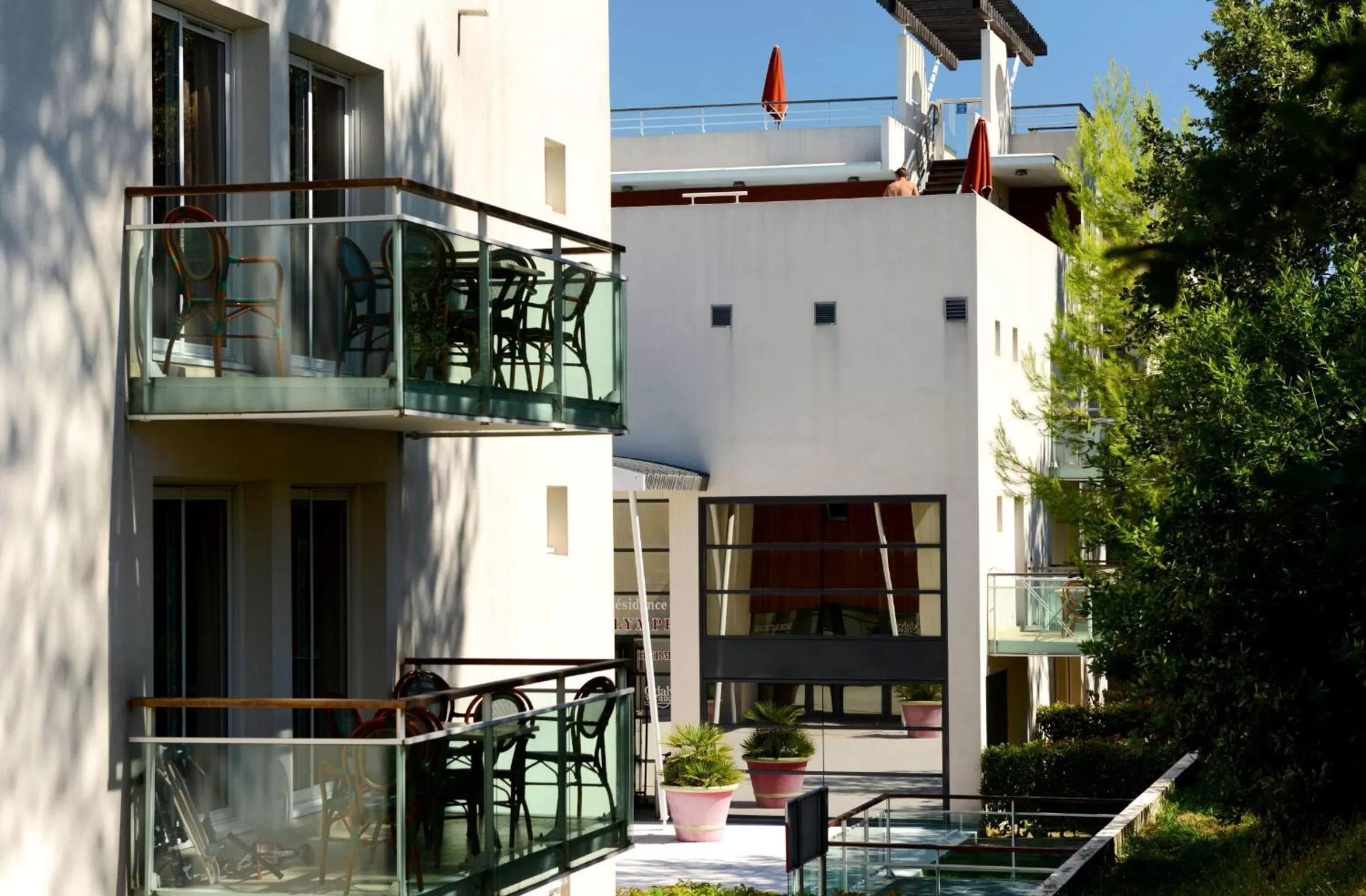 Balcony/Terrace in Appart Hotel Odalys City Antibes Olympe