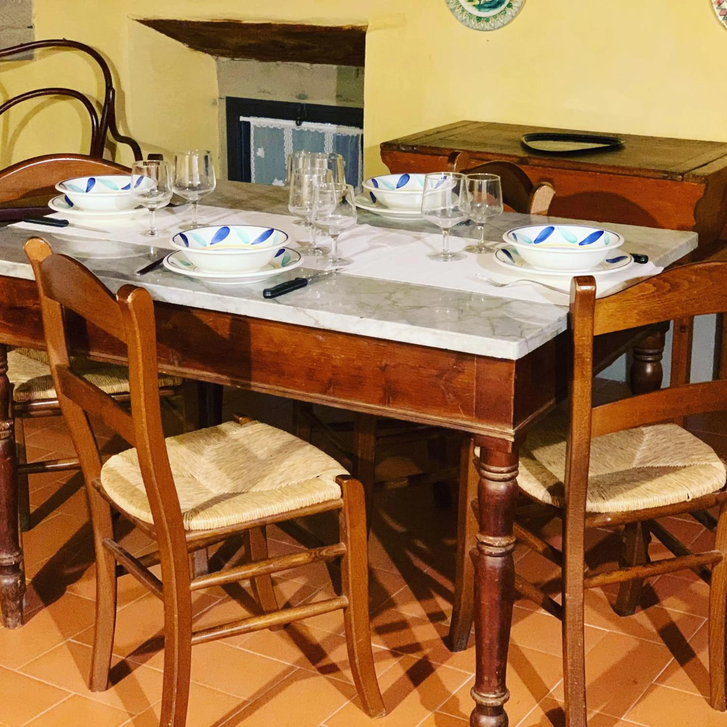 Kitchen or kitchenette in Locanda di Santantimo