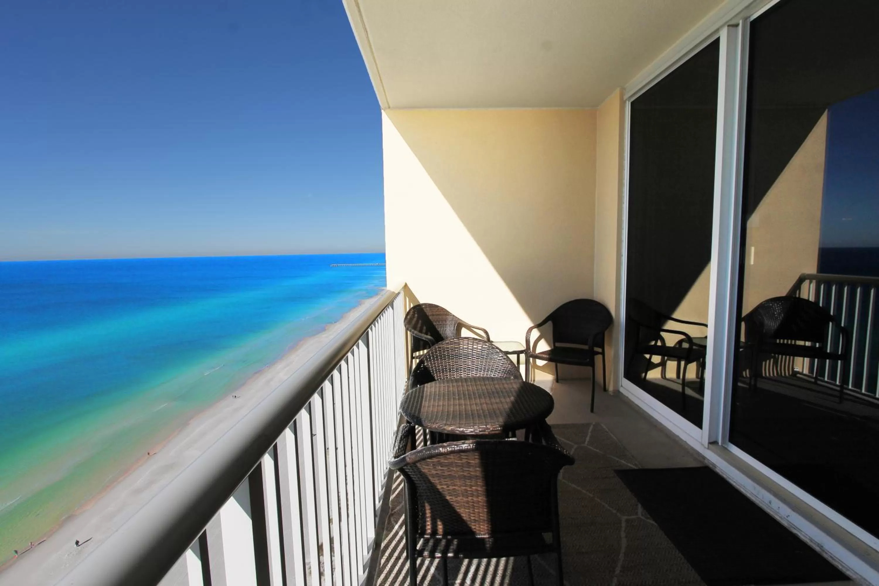 Patio, Balcony/Terrace in Majestic Beach Resort, Panama City Beach, Fl