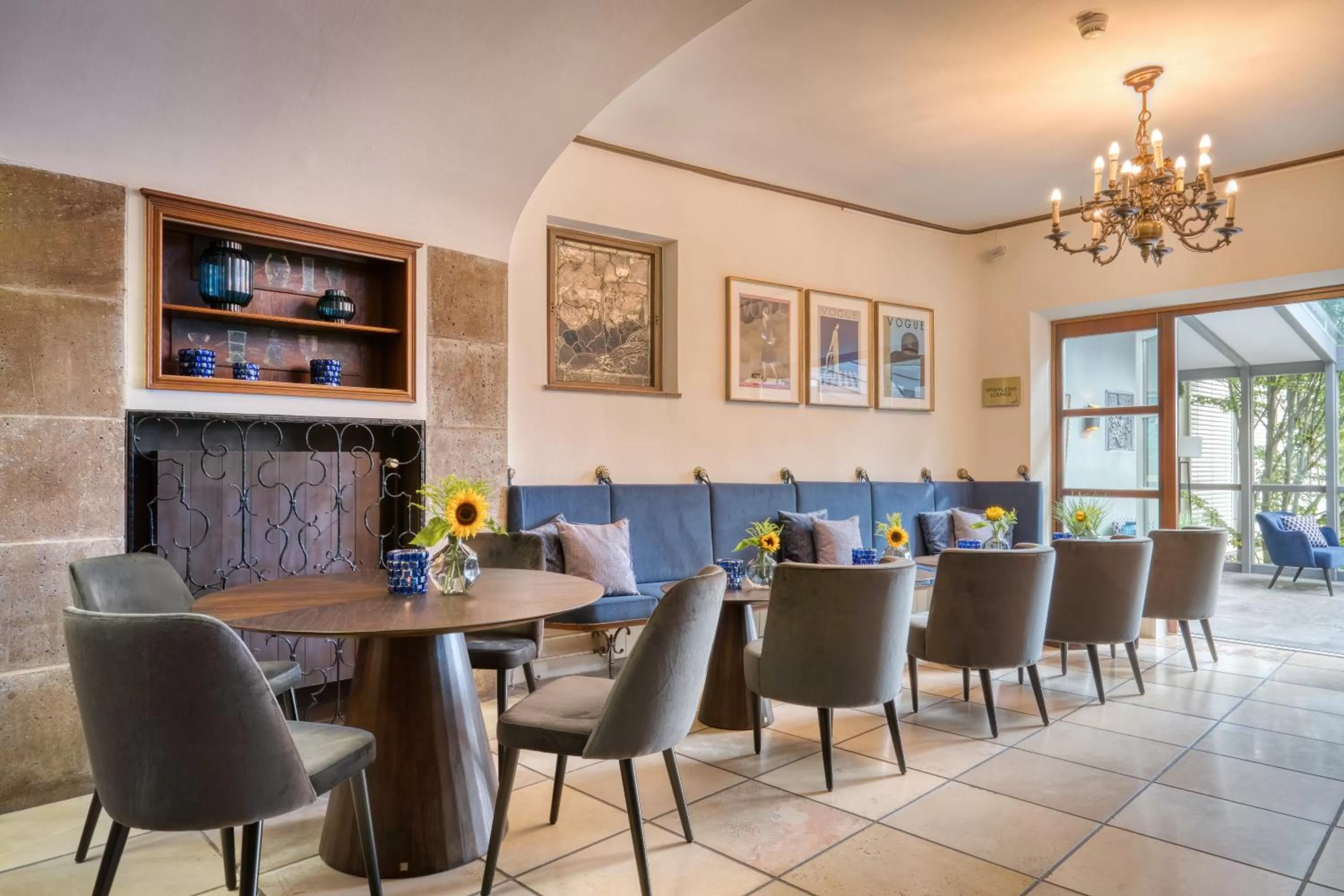 Seating area in Hotel Eisenhut