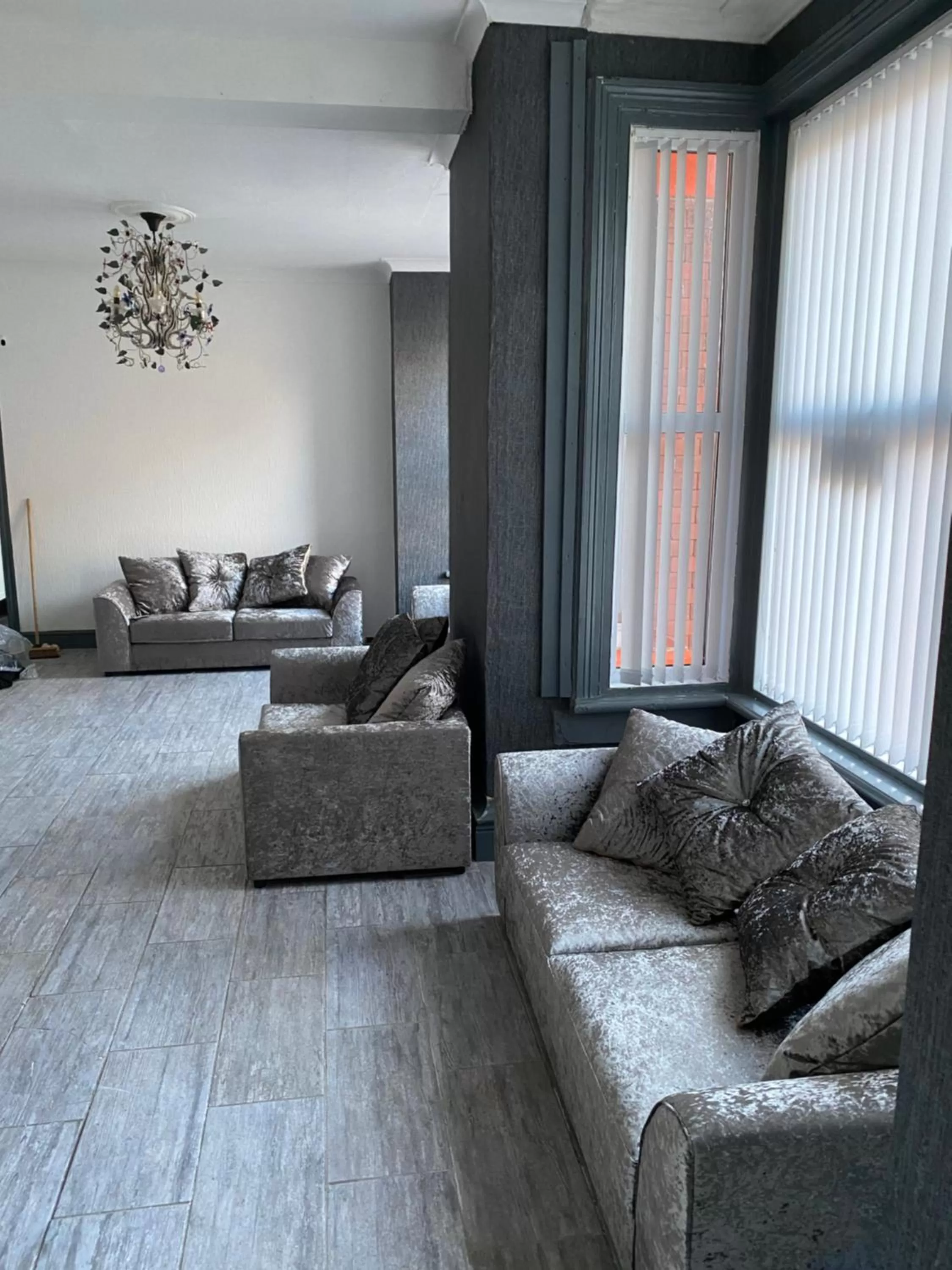 Living room in Mr sandman’s hotel