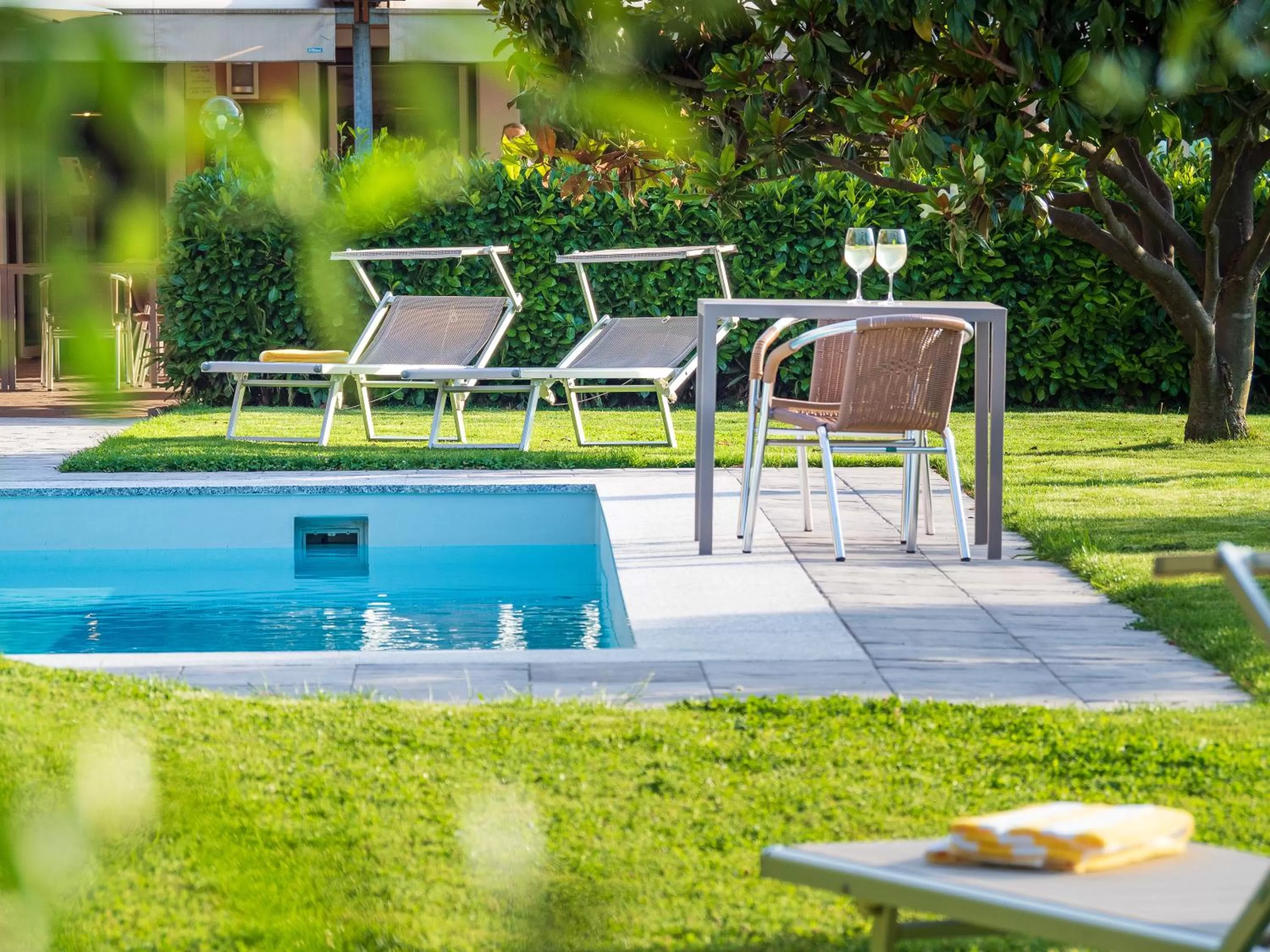 Swimming pool in Garni Hotel Ritterhof