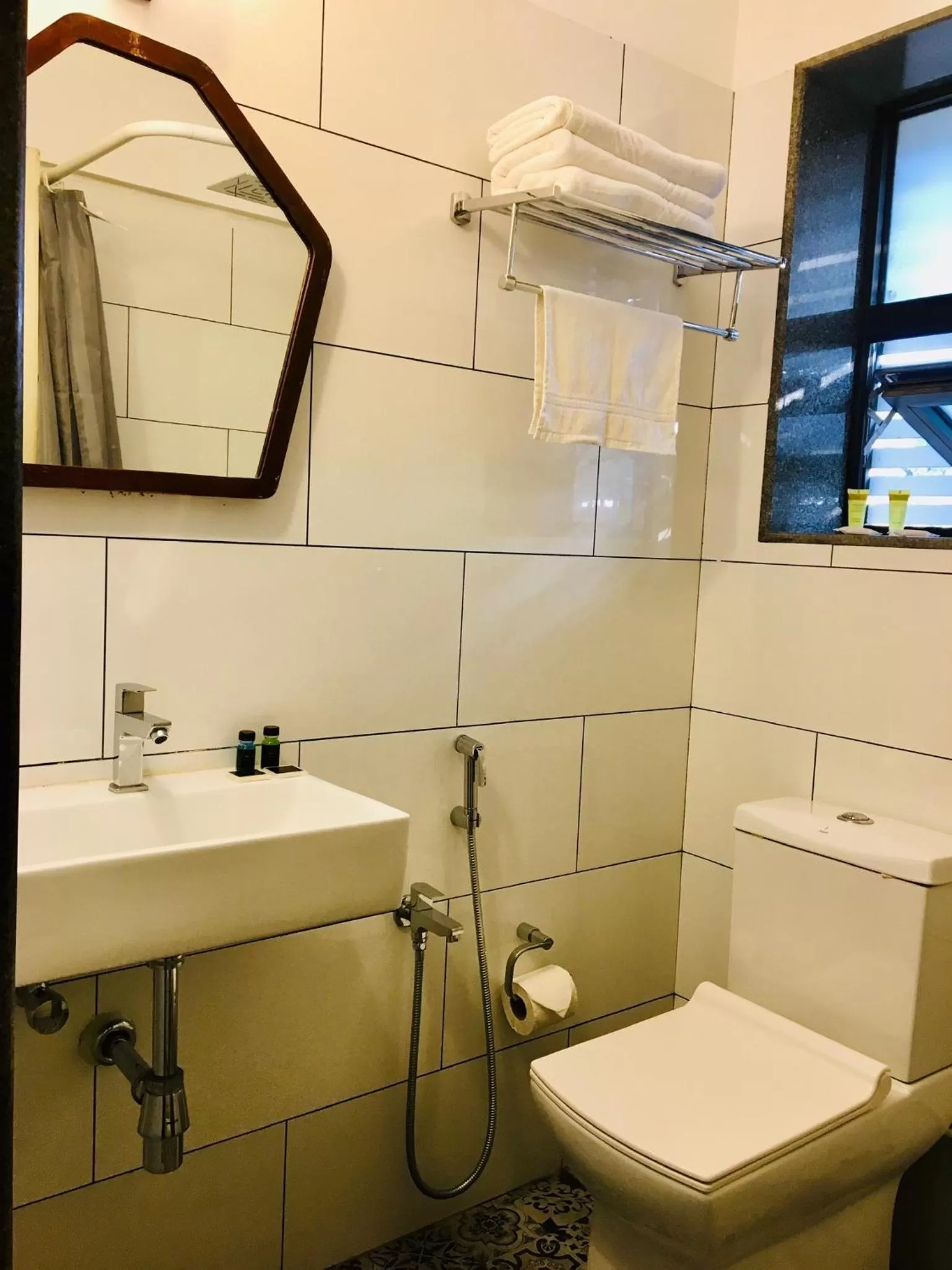 Bathroom in HALF Hotel, Calangute