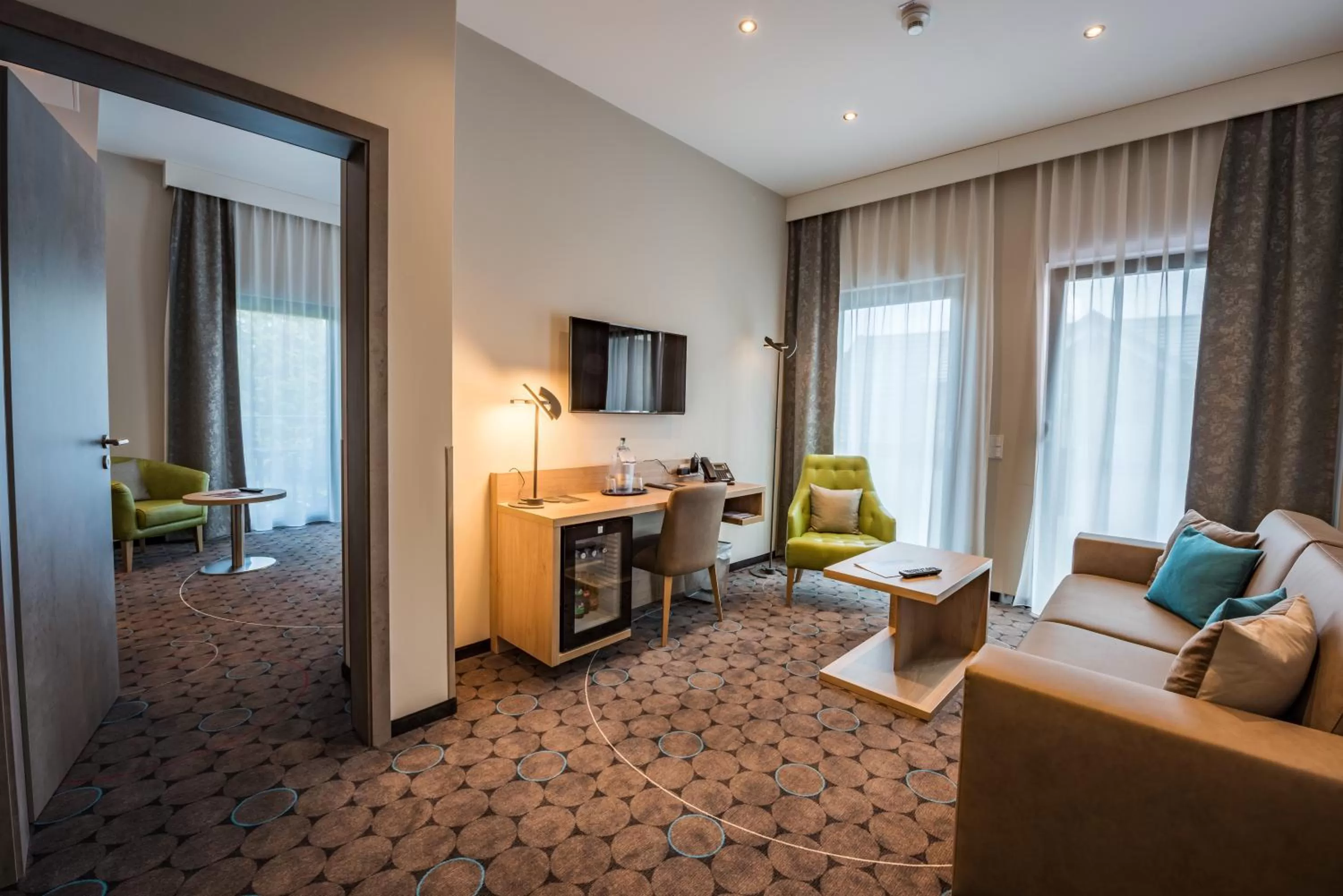 Photo of the whole room, Bed in AKZENT Hotel Villa Saxer