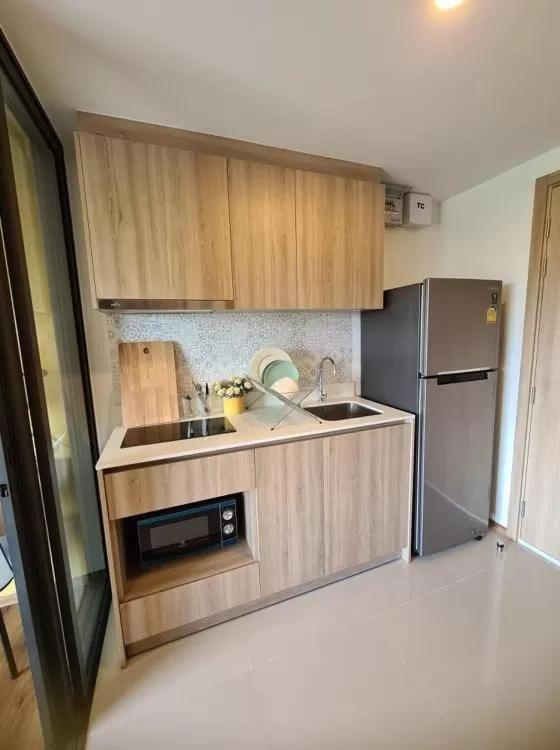 Kitchen or kitchenette in Huahin mountain view room near the beach