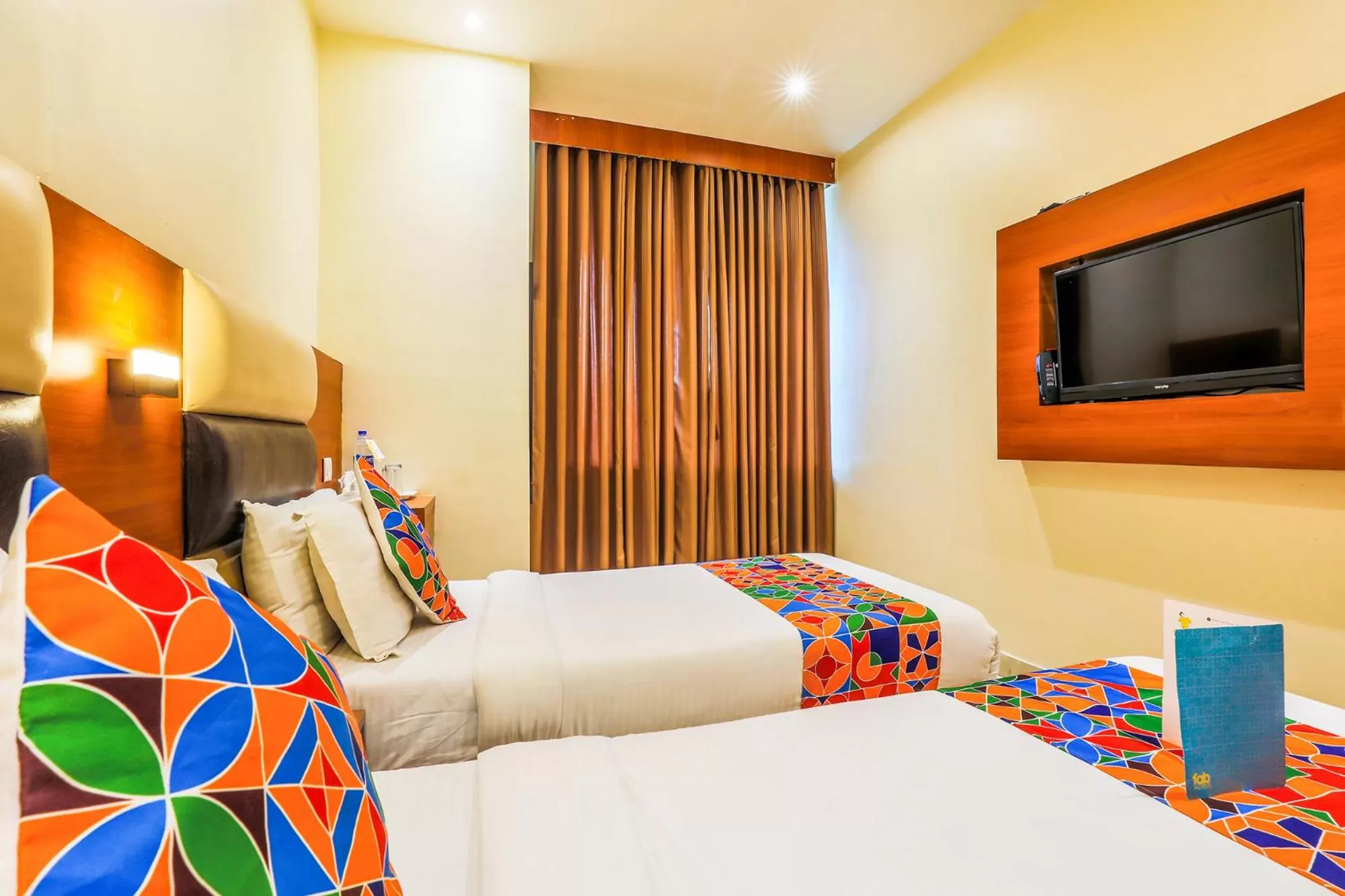 Bed in FabHotel Liwa International - Nr Mumbai International Airport