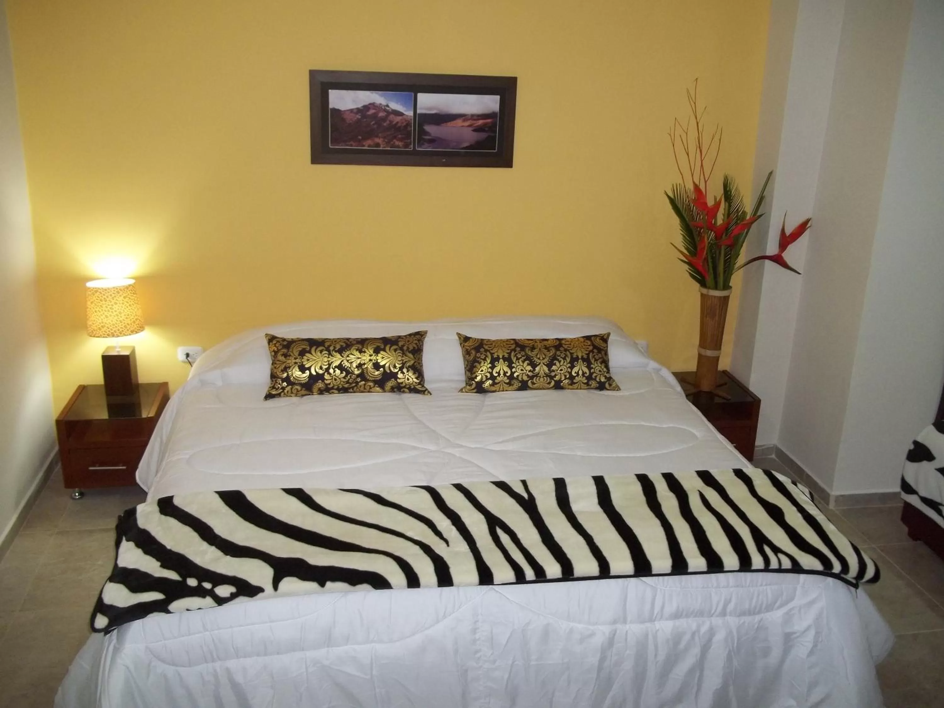 Bed in Cabañas Las Bifloras