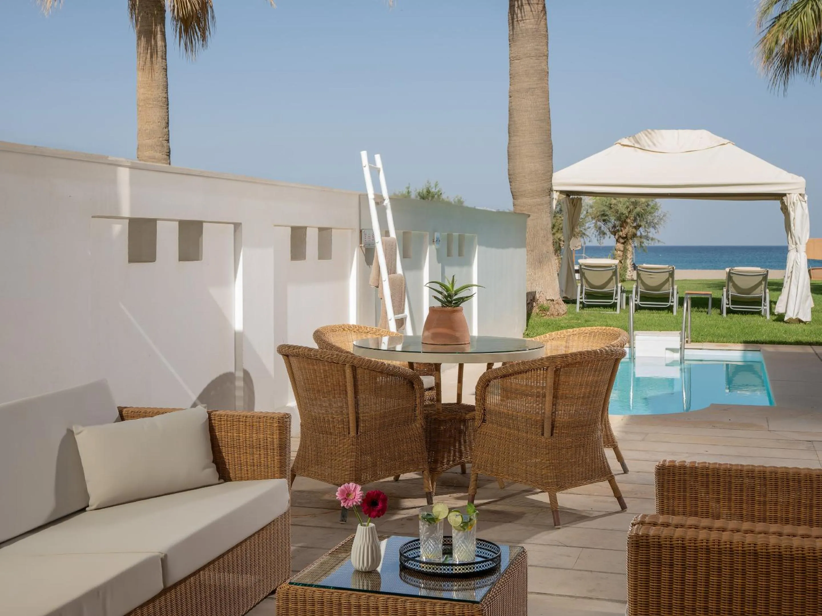 Seating area in Grecotel Creta Palace